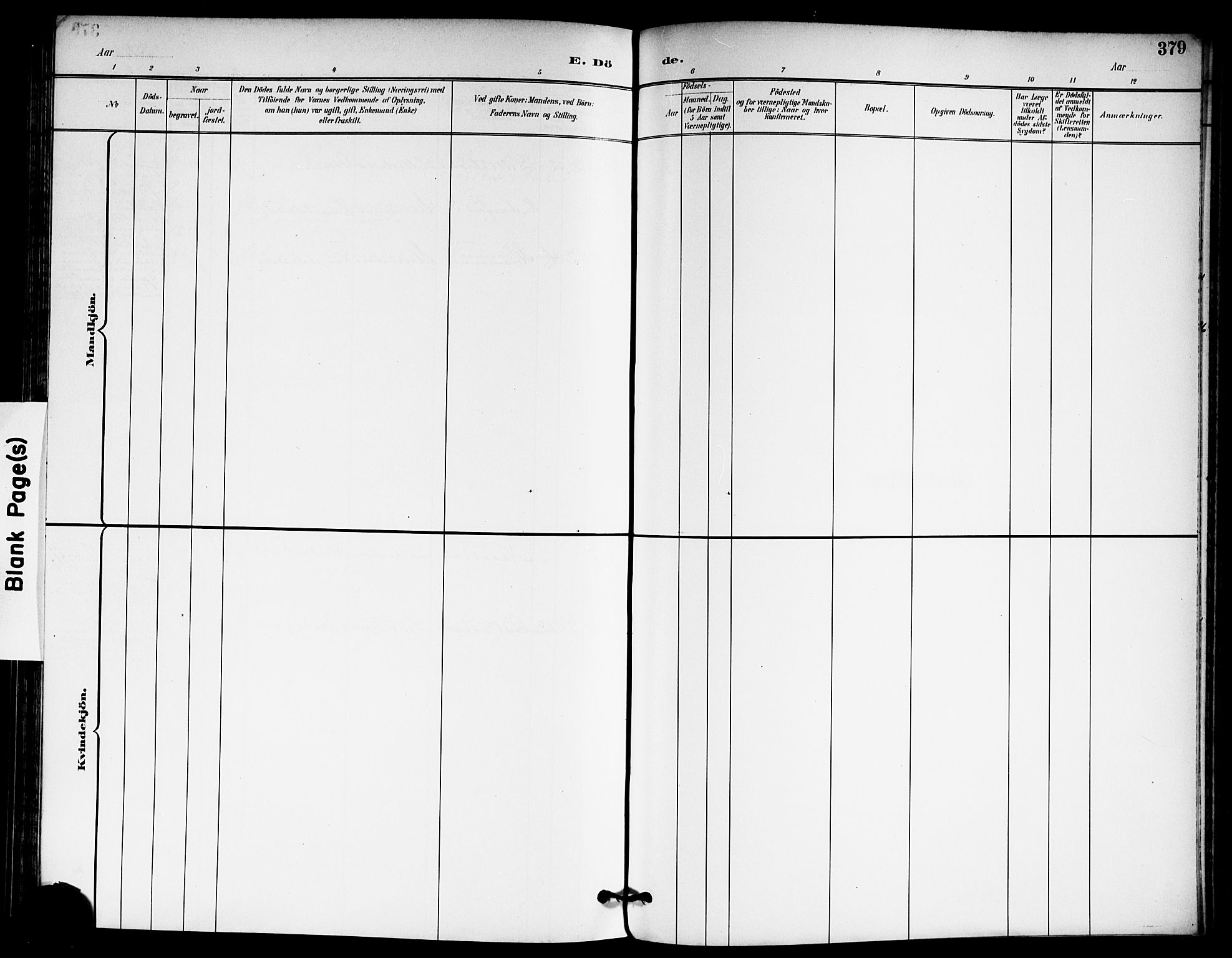 Skedsmo prestekontor Kirkebøker, AV/SAO-A-10033a/G/Ga/L0005a: Parish register (copy) no. I 5A, 1896-1901, p. 379