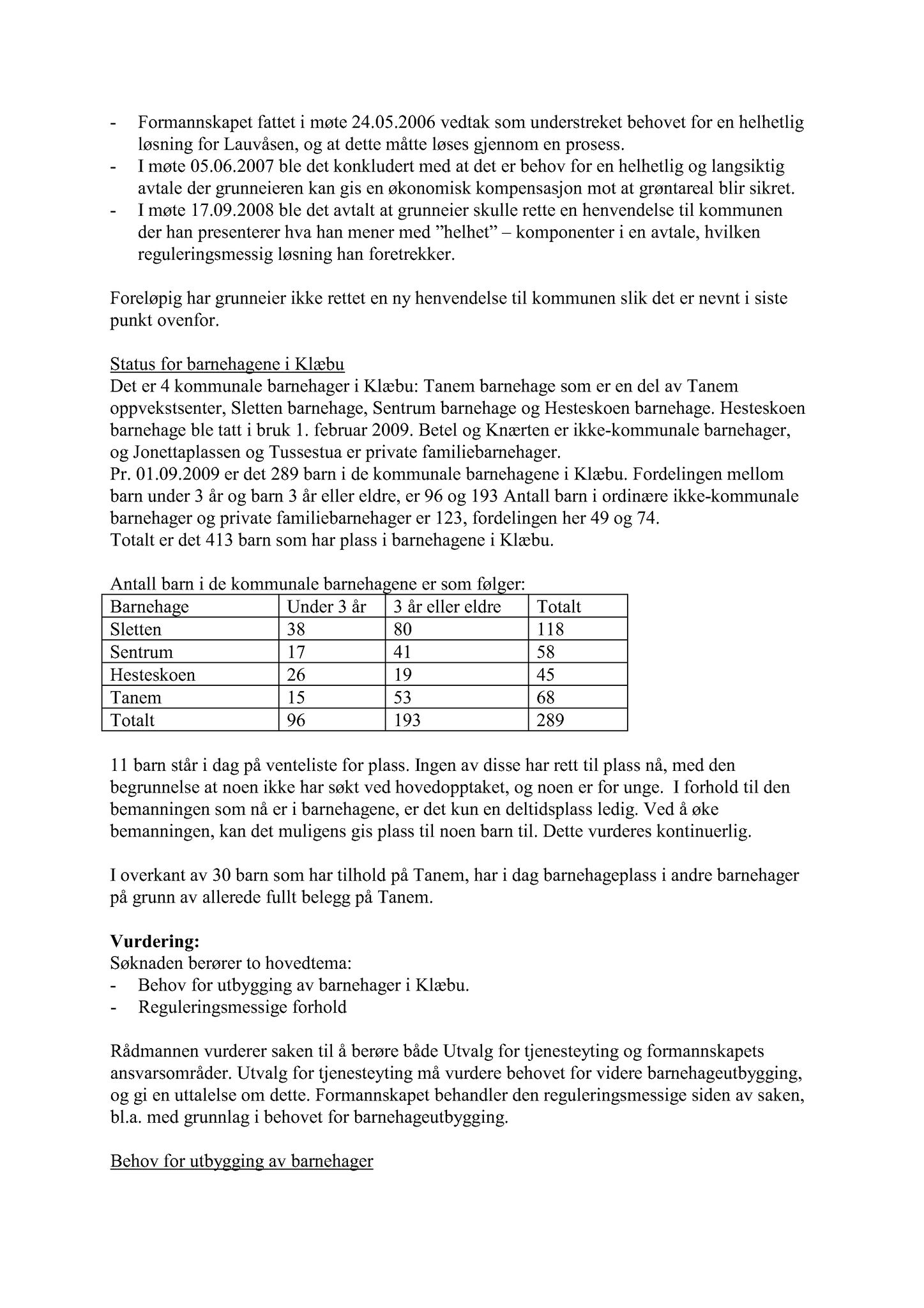 Klæbu Kommune, TRKO/KK/02-FS/L003: Formannsskapet - Møtedokumenter, 2010, p. 68