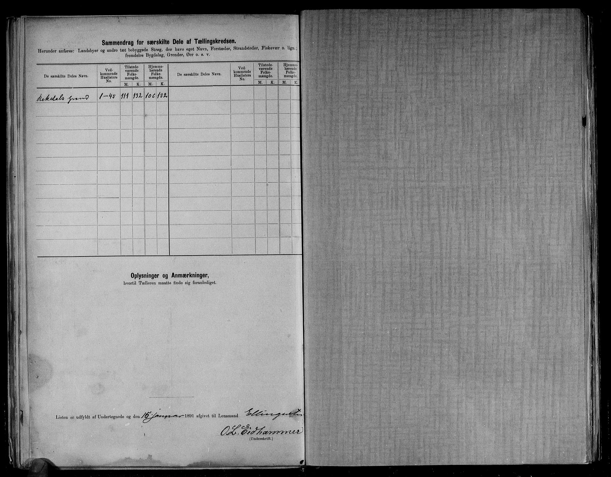 RA, 1891 census for 1535 Vestnes, 1891, p. 31