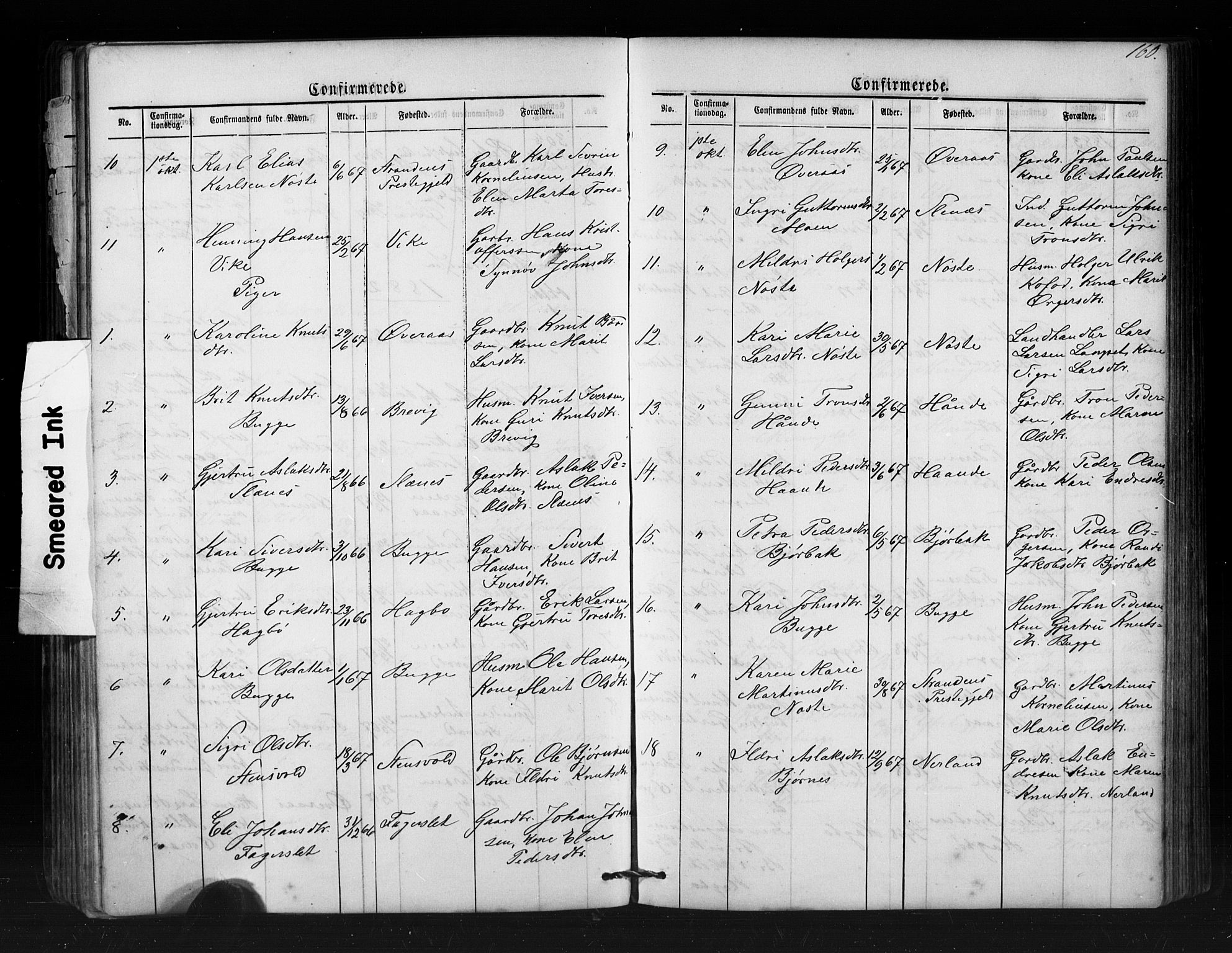Ministerialprotokoller, klokkerbøker og fødselsregistre - Møre og Romsdal, SAT/A-1454/552/L0638: Parish register (copy) no. 552C01, 1867-1902, p. 160