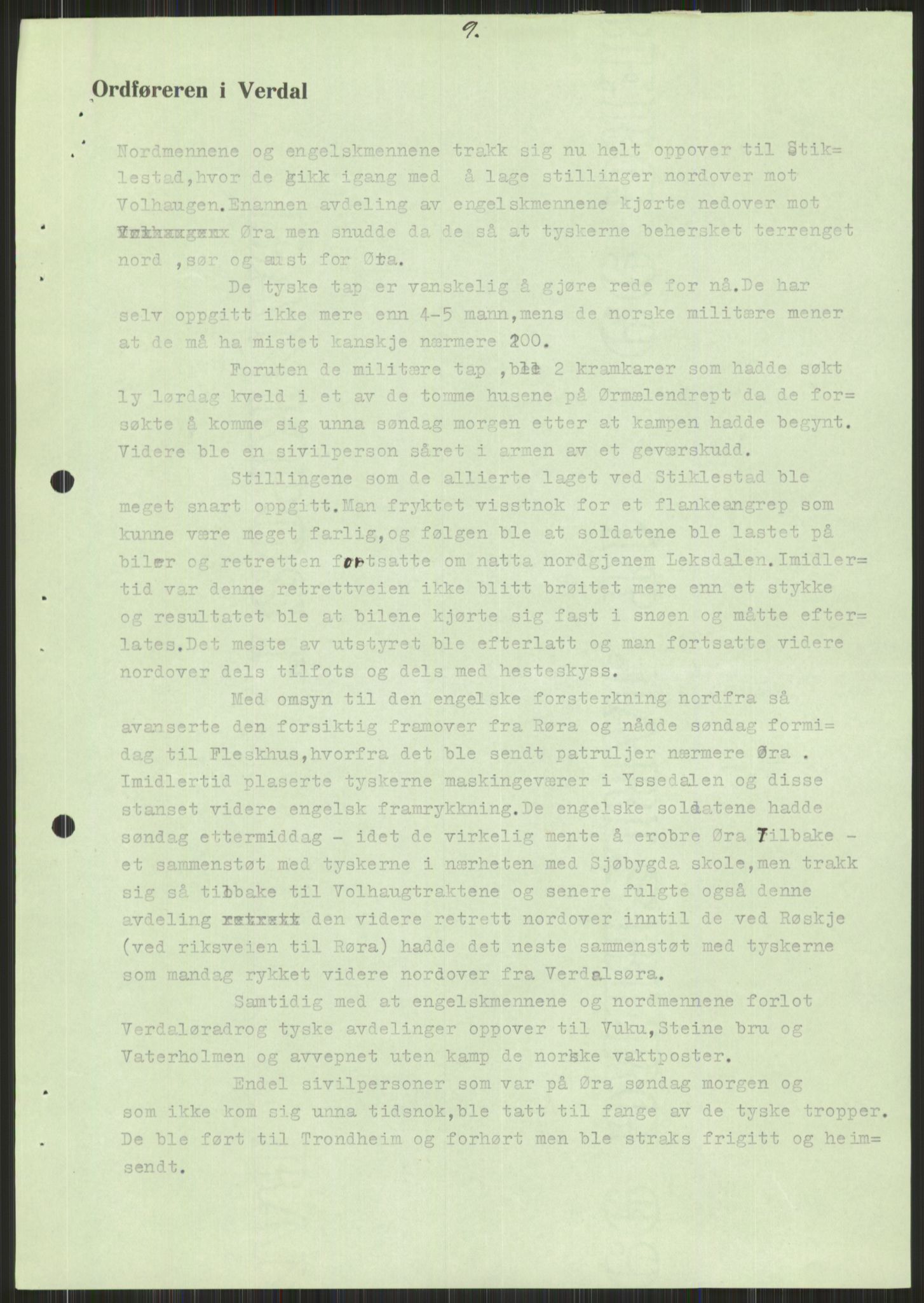 Forsvaret, Forsvarets krigshistoriske avdeling, AV/RA-RAFA-2017/Y/Ya/L0016: II-C-11-31 - Fylkesmenn.  Rapporter om krigsbegivenhetene 1940., 1940, p. 601