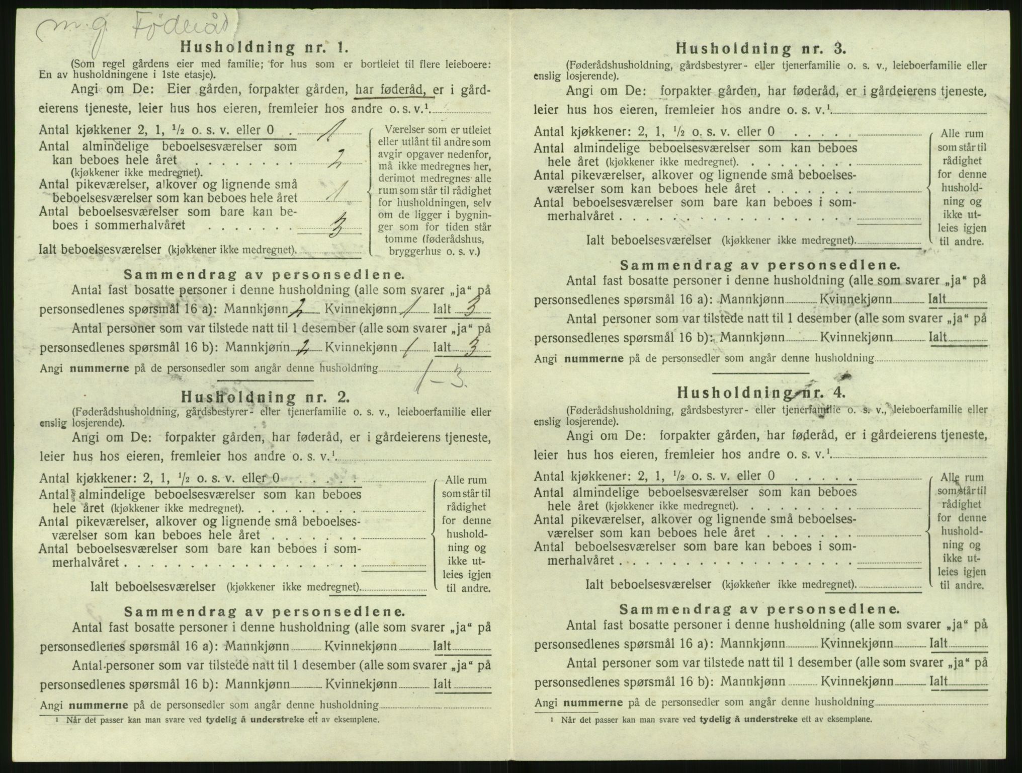 SAT, 1920 census for Herøy (MR), 1920, p. 1108