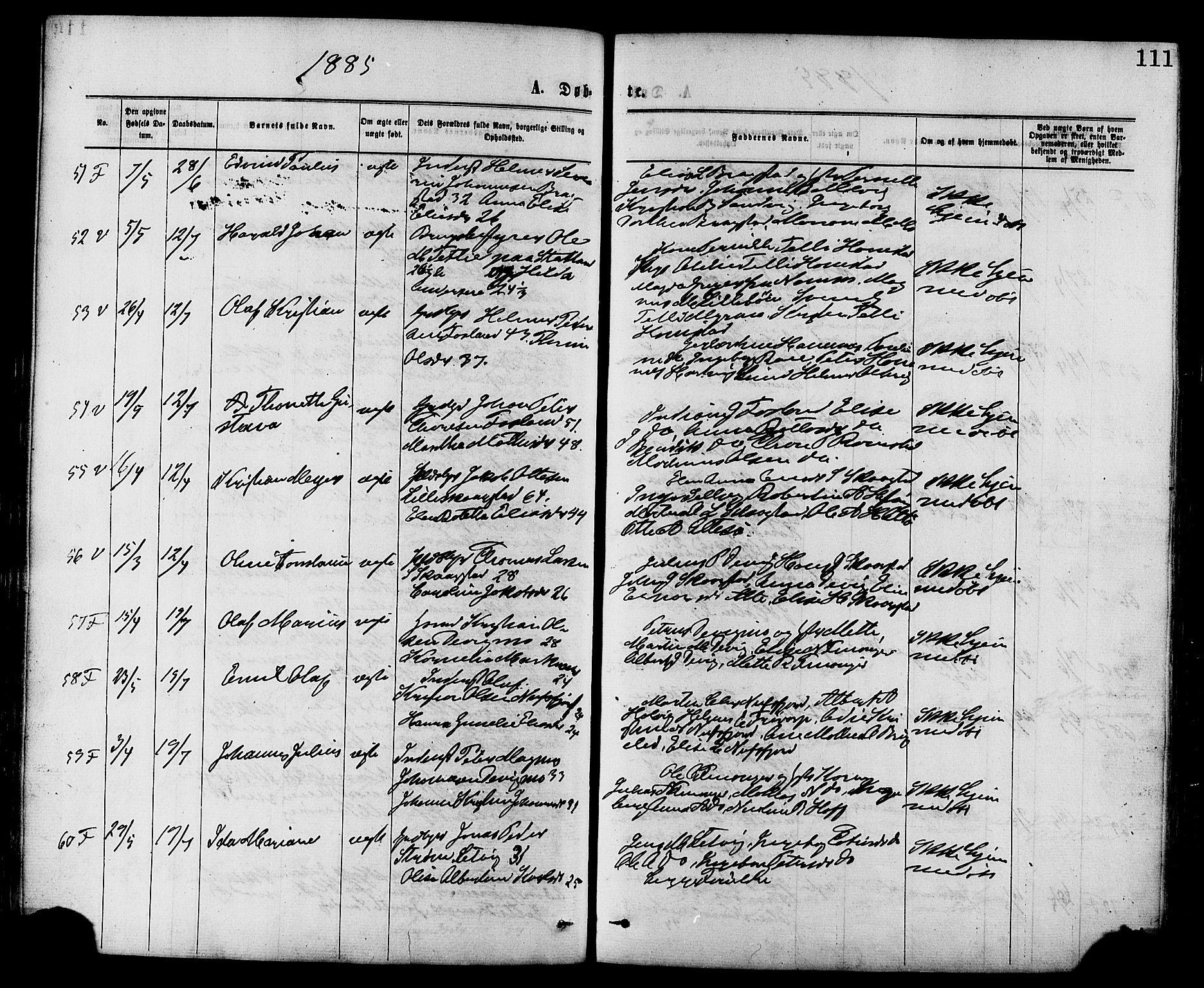 Ministerialprotokoller, klokkerbøker og fødselsregistre - Nord-Trøndelag, AV/SAT-A-1458/773/L0616: Parish register (official) no. 773A07, 1870-1887, p. 111