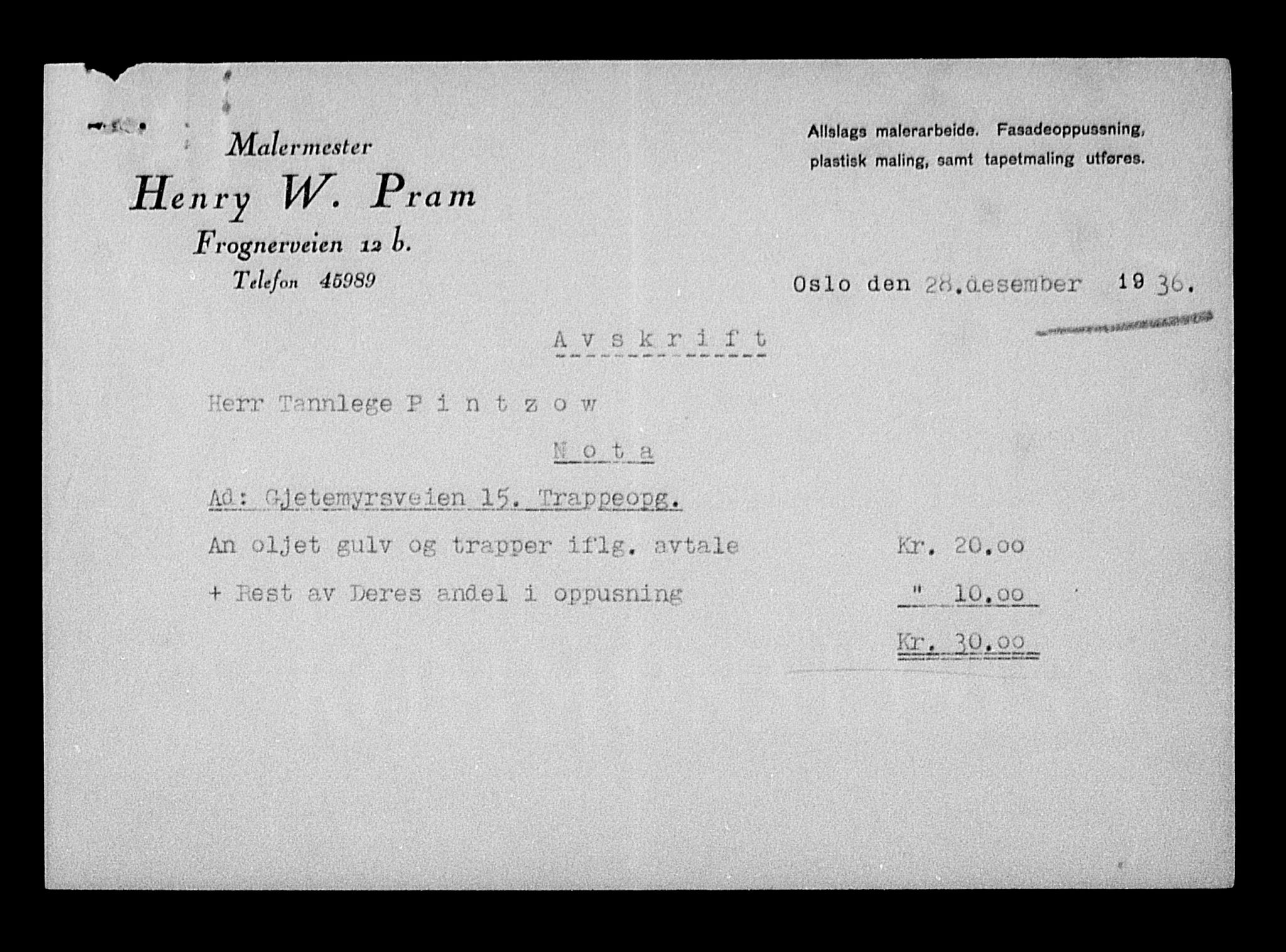 Justisdepartementet, Tilbakeføringskontoret for inndratte formuer, AV/RA-S-1564/H/Hc/Hcc/L0969: --, 1945-1947, p. 334