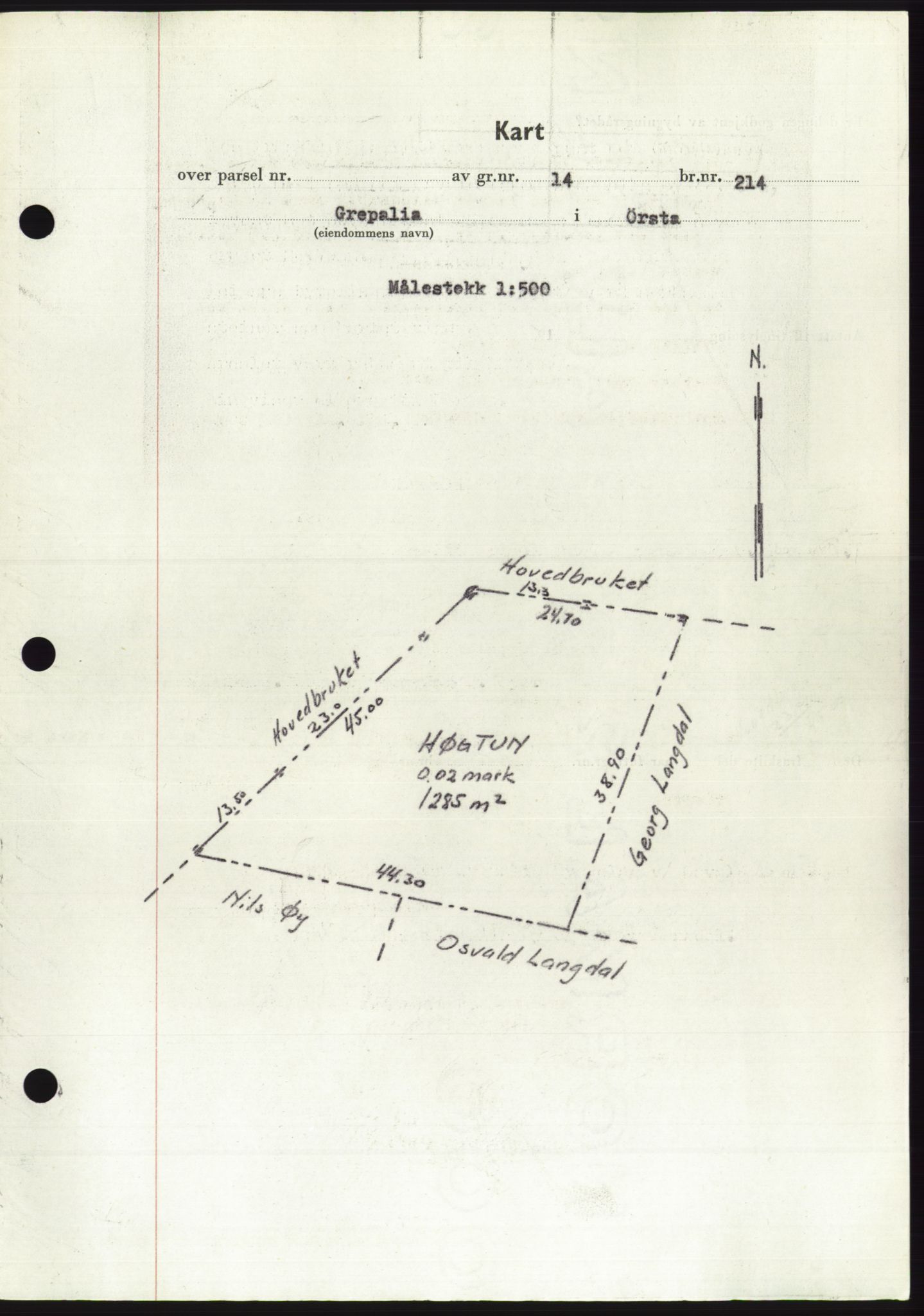 Søre Sunnmøre sorenskriveri, AV/SAT-A-4122/1/2/2C/L0090: Mortgage book no. 16A, 1951-1951, Diary no: : 2267/1951