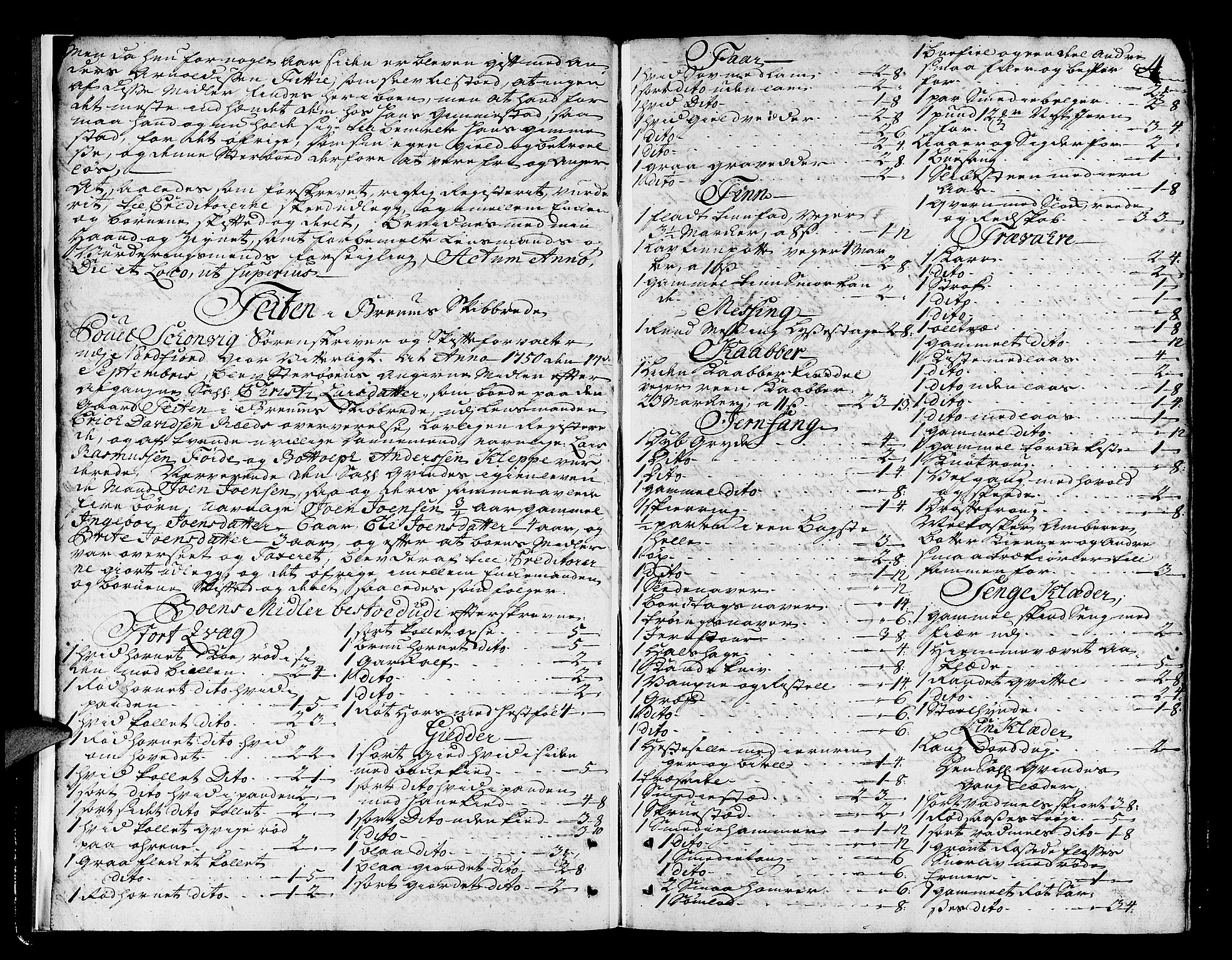 Nordfjord sorenskriveri, AV/SAB-A-2801/1/04/04a/L0011: Skifteprotokollar, 1750-1753, p. 3b-4a