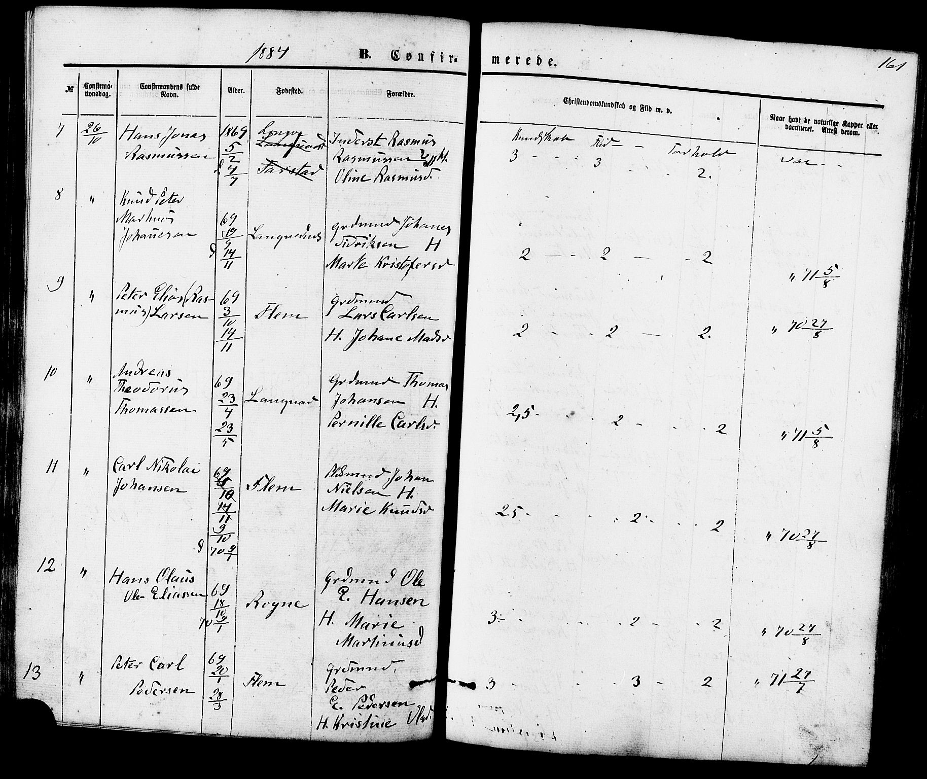 Ministerialprotokoller, klokkerbøker og fødselsregistre - Møre og Romsdal, AV/SAT-A-1454/536/L0500: Parish register (official) no. 536A09, 1876-1889, p. 161