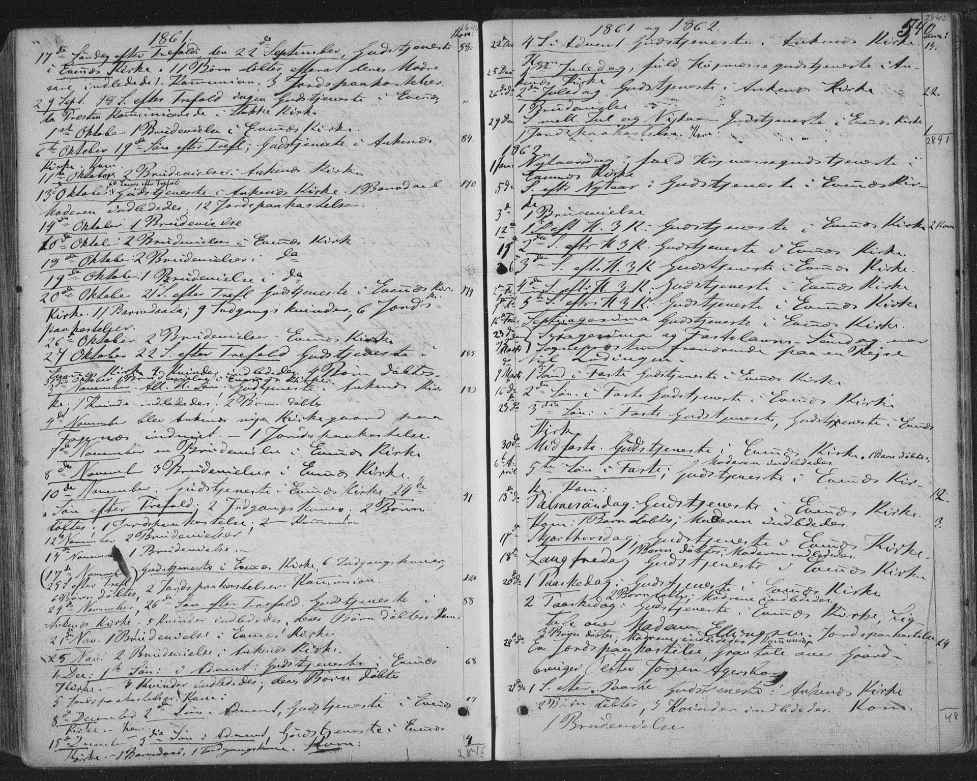 Ministerialprotokoller, klokkerbøker og fødselsregistre - Nordland, SAT/A-1459/863/L0896: Parish register (official) no. 863A08, 1861-1871, p. 540