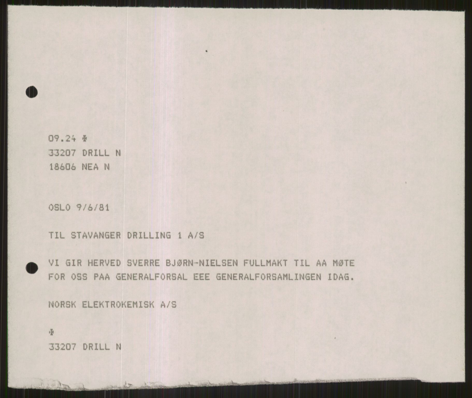 Pa 1503 - Stavanger Drilling AS, SAST/A-101906/D/L0005: Korrespondanse og saksdokumenter, 1974-1985, p. 1016