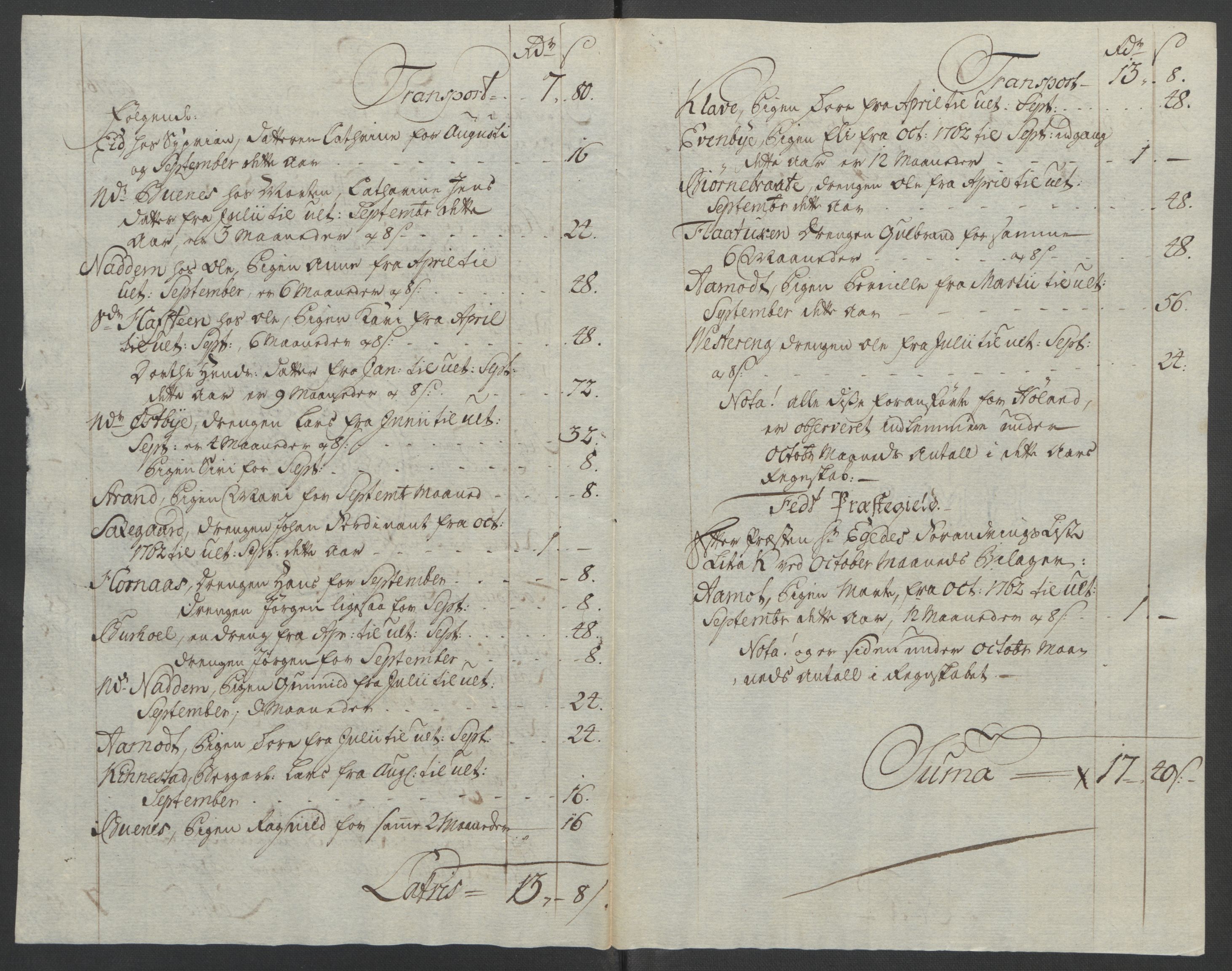 Rentekammeret inntil 1814, Reviderte regnskaper, Fogderegnskap, AV/RA-EA-4092/R11/L0688: Ekstraskatten Nedre Romerike, 1763, p. 317