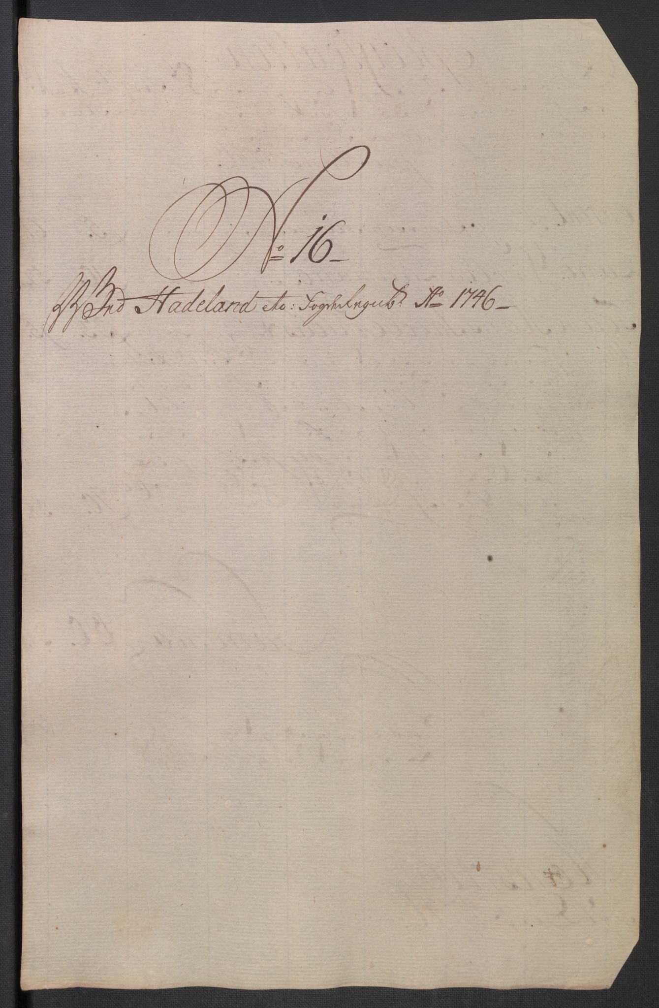 Rentekammeret inntil 1814, Reviderte regnskaper, Fogderegnskap, RA/EA-4092/R18/L1345: Fogderegnskap Hadeland, Toten og Valdres, 1745-1746, p. 403