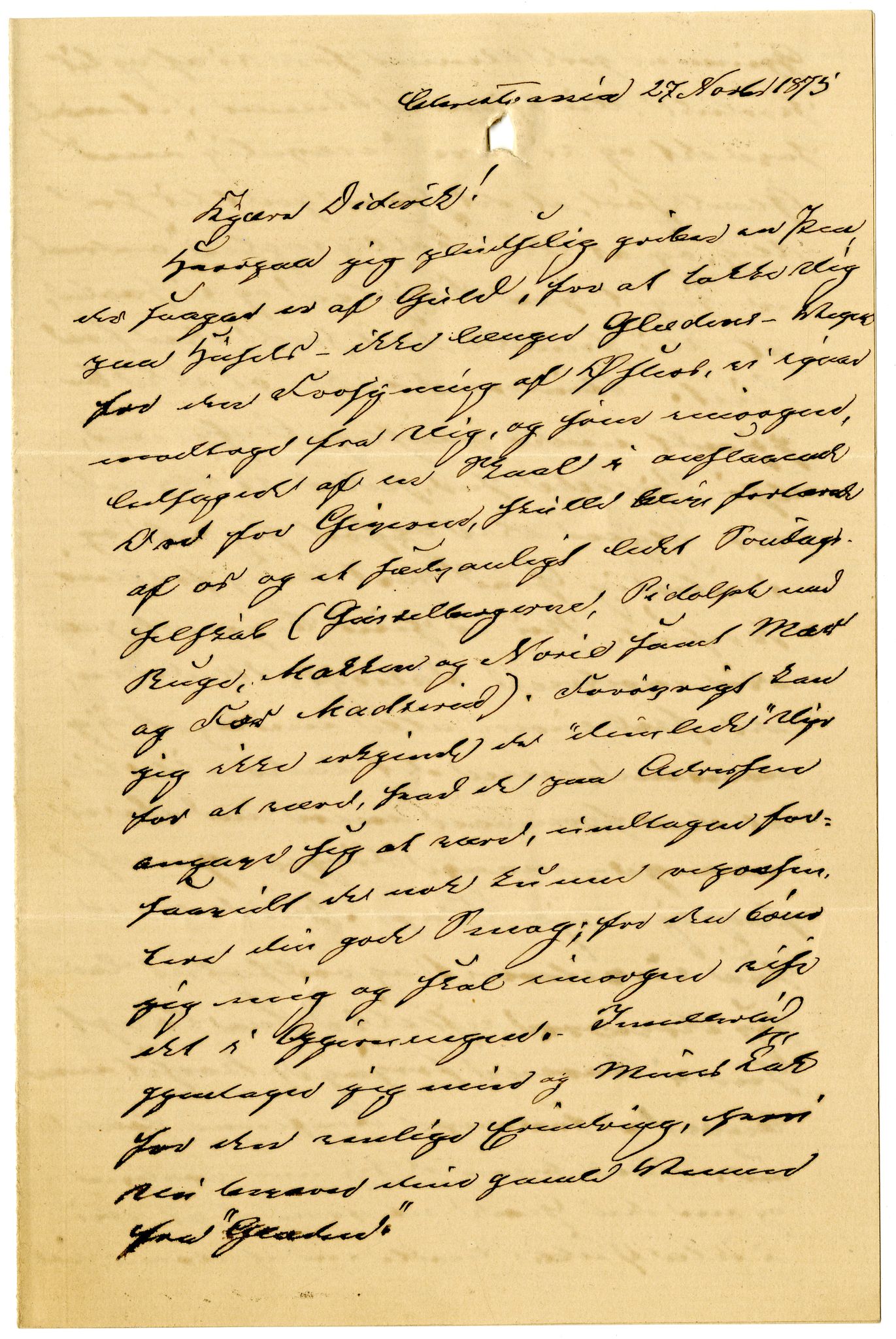 Diderik Maria Aalls brevsamling, NF/Ark-1023/F/L0001: D.M. Aalls brevsamling. A - B, 1738-1889, p. 184
