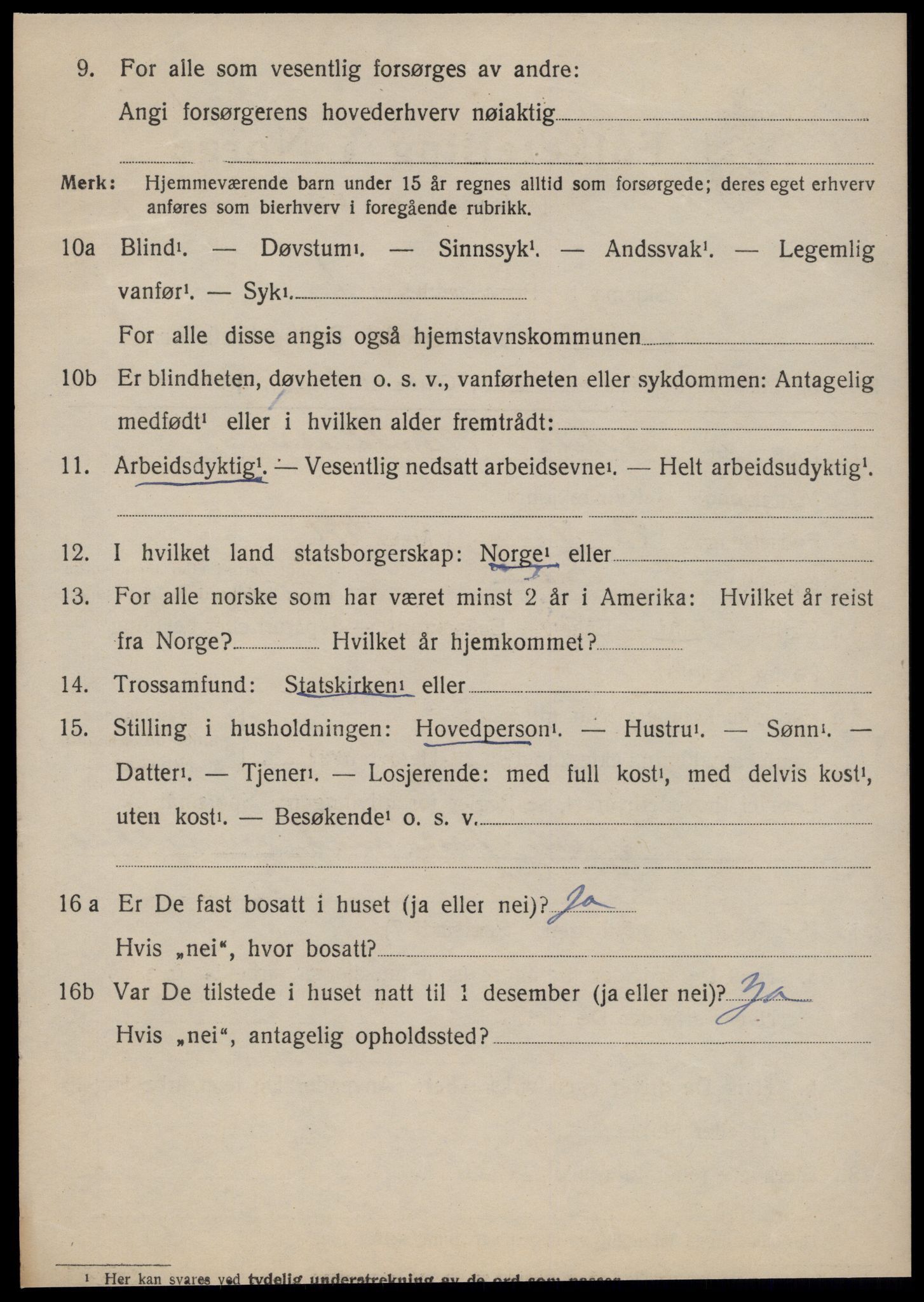 SAT, 1920 census for Fræna, 1920, p. 1526