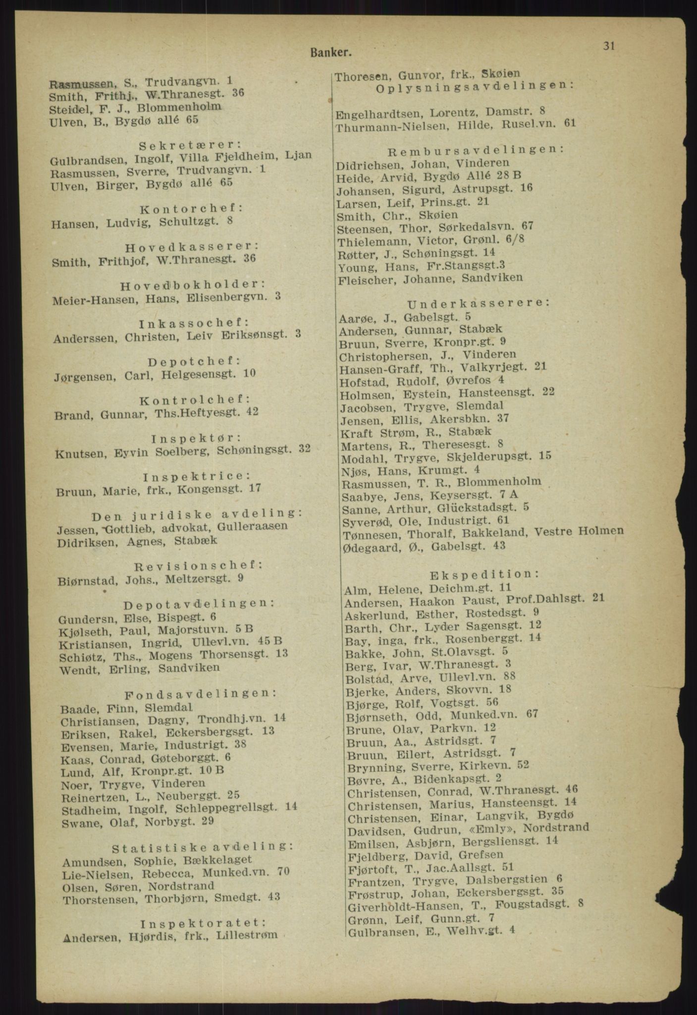Kristiania/Oslo adressebok, PUBL/-, 1918, p. 38