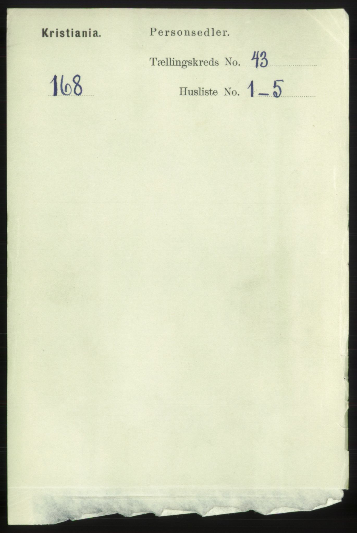 RA, 1891 census for 0301 Kristiania, 1891, p. 25568