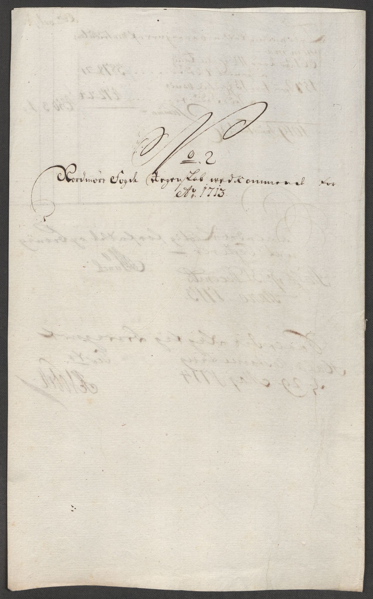 Rentekammeret inntil 1814, Reviderte regnskaper, Fogderegnskap, RA/EA-4092/R56/L3747: Fogderegnskap Nordmøre, 1713, p. 80