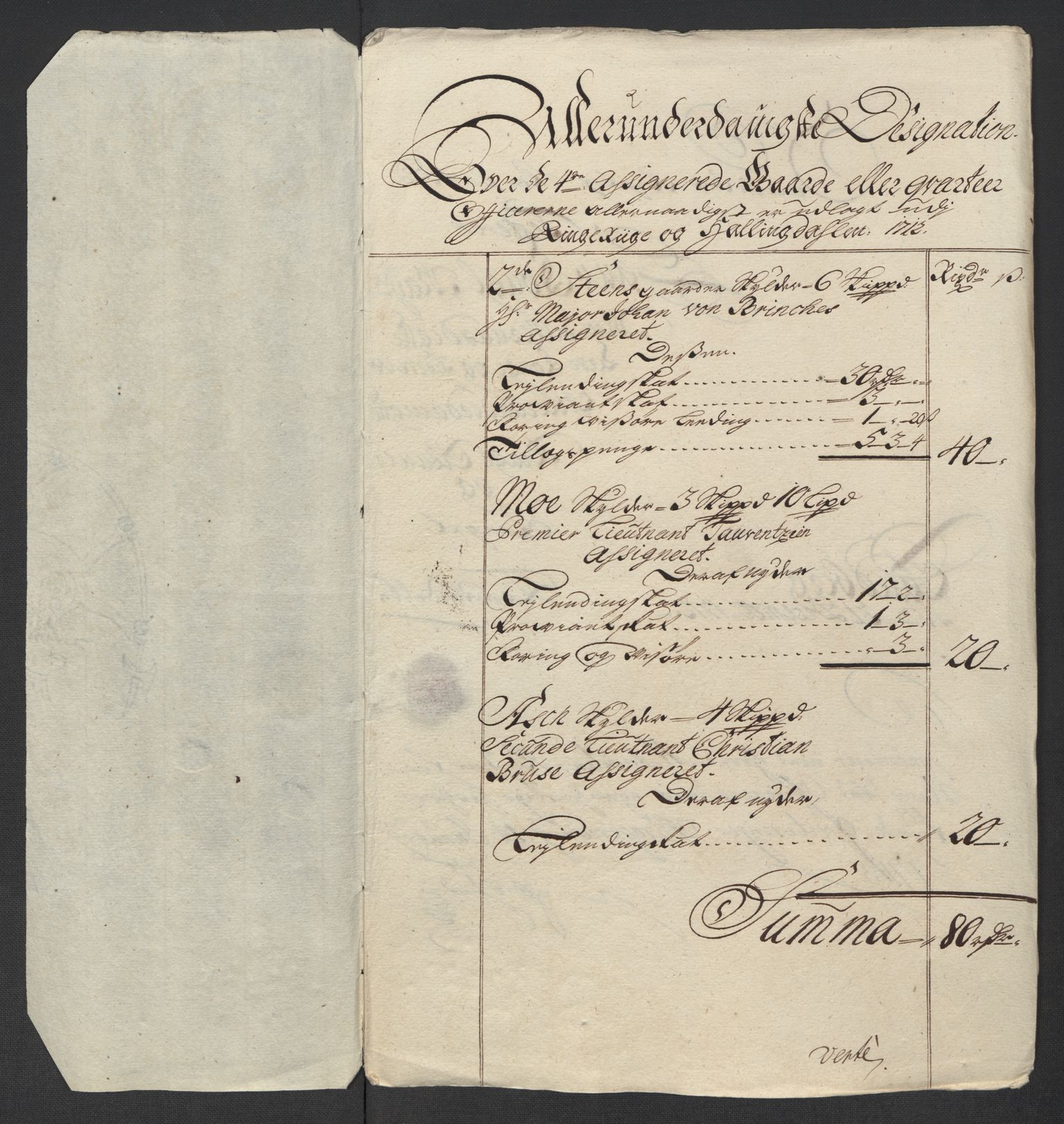 Rentekammeret inntil 1814, Reviderte regnskaper, Fogderegnskap, RA/EA-4092/R23/L1470: Fogderegnskap Ringerike og Hallingdal, 1712, p. 140