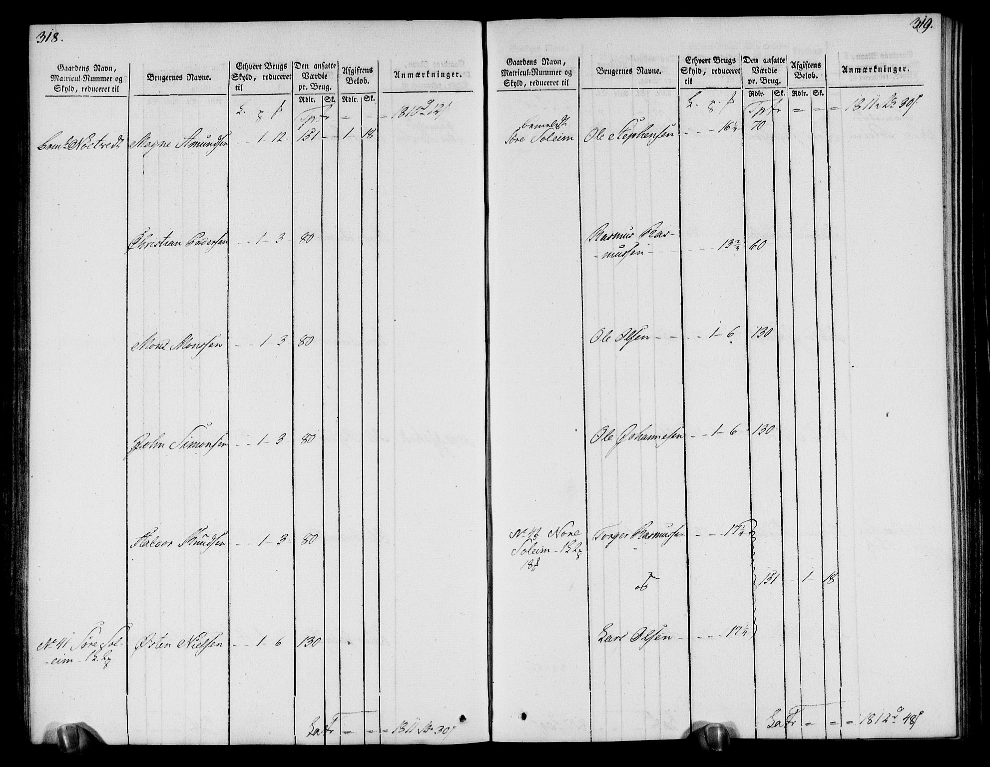 Rentekammeret inntil 1814, Realistisk ordnet avdeling, AV/RA-EA-4070/N/Ne/Nea/L0113: Nordhordland og Voss fogderi. Oppebørselsregister, 1803-1804, p. 166