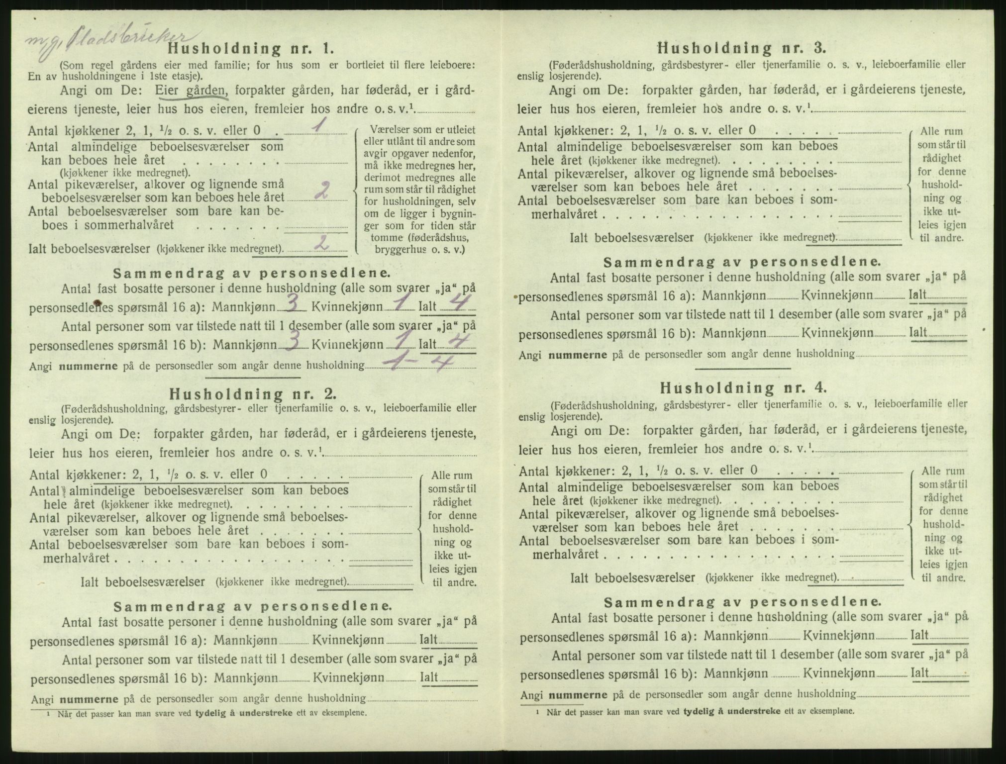 SAT, 1920 census for Aukra, 1920, p. 676