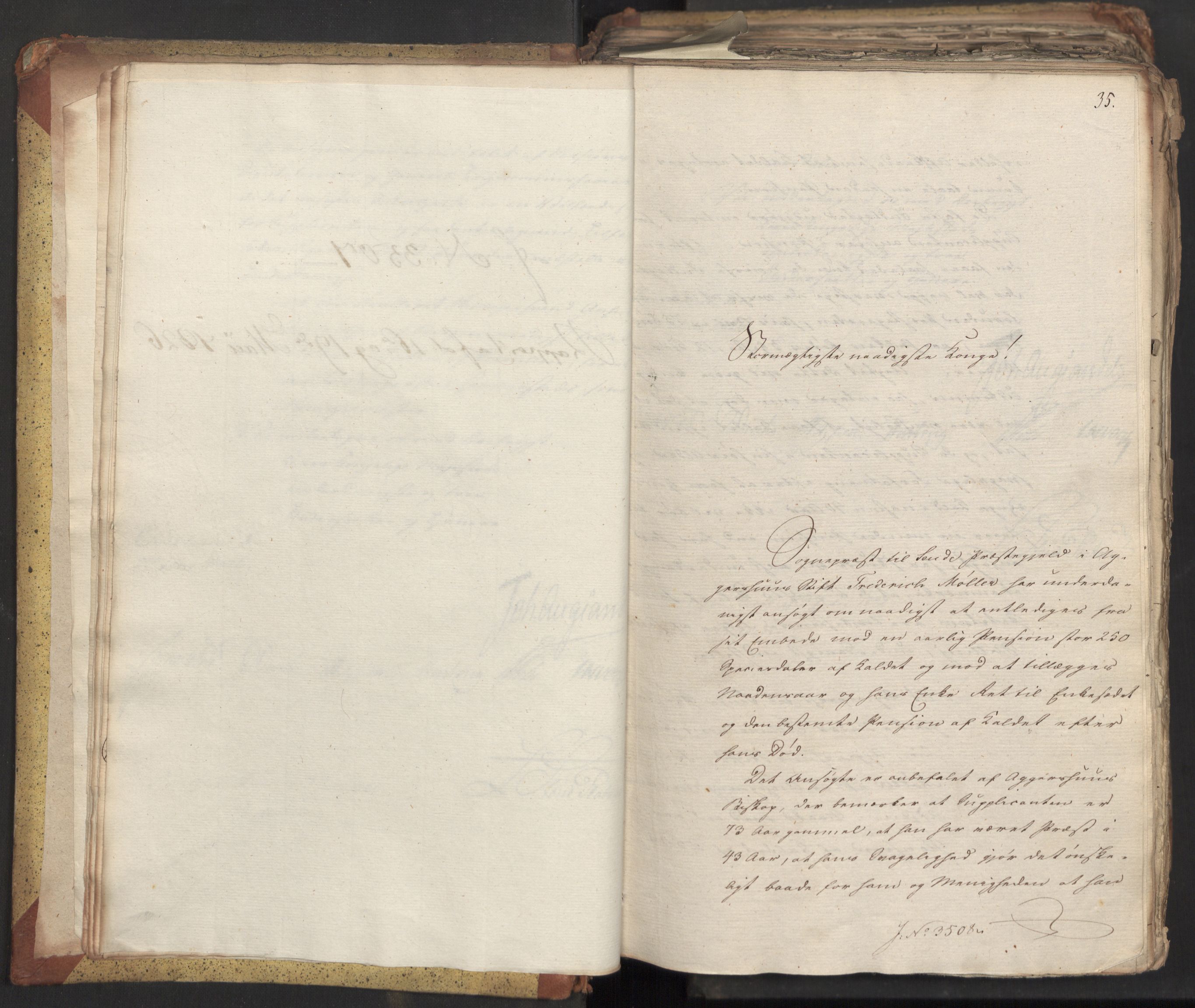 Statsrådsavdelingen i Stockholm, AV/RA-S-1003/D/Da/L0047: Regjeringsinnstillinger nr. 3501-3659, 1826, p. 11