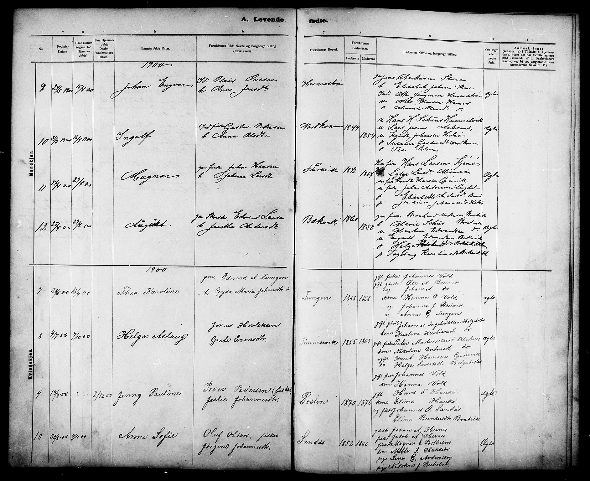 Ministerialprotokoller, klokkerbøker og fødselsregistre - Sør-Trøndelag, AV/SAT-A-1456/635/L0553: Parish register (copy) no. 635C01, 1898-1919