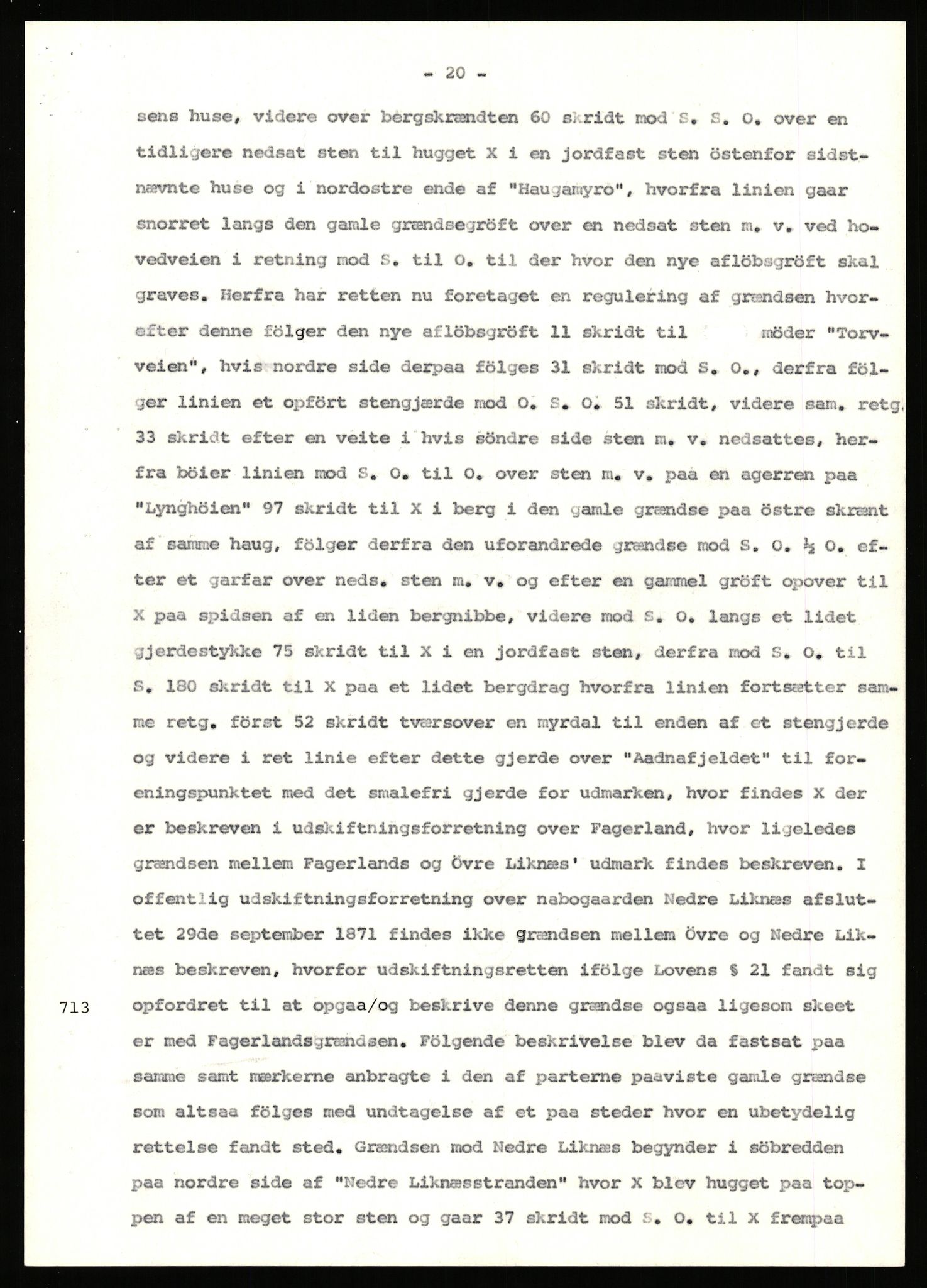 Statsarkivet i Stavanger, AV/SAST-A-101971/03/Y/Yj/L0053: Avskrifter sortert etter gårdsnavn: Leigvam - Liland, 1750-1930, p. 660