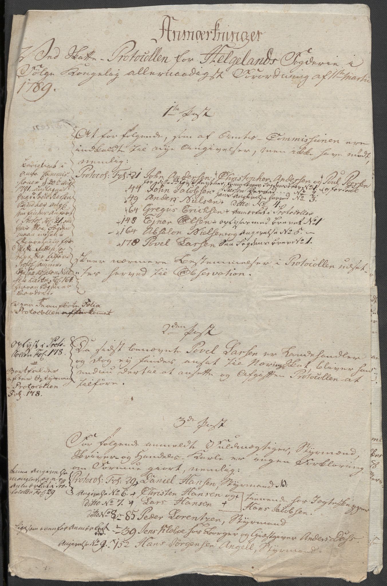 Rentekammeret inntil 1814, Reviderte regnskaper, Mindre regnskaper, AV/RA-EA-4068/Rf/Rfe/L0014: Helgeland fogderi, 1789, p. 14