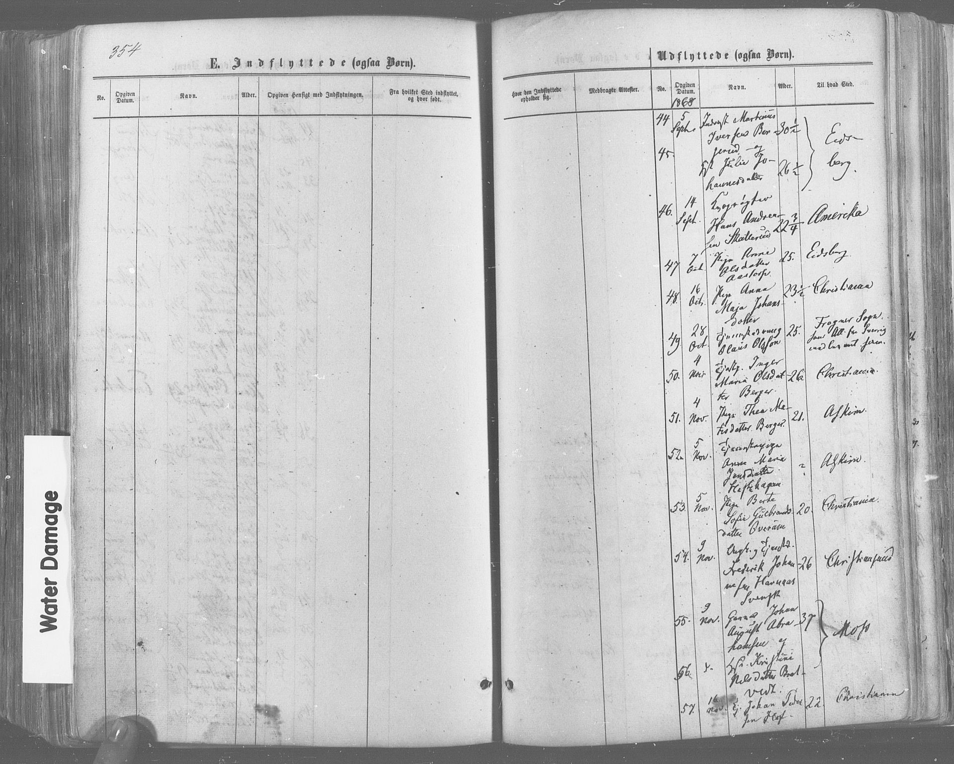 Trøgstad prestekontor Kirkebøker, SAO/A-10925/F/Fa/L0009: Parish register (official) no. I 9, 1865-1877, p. 354