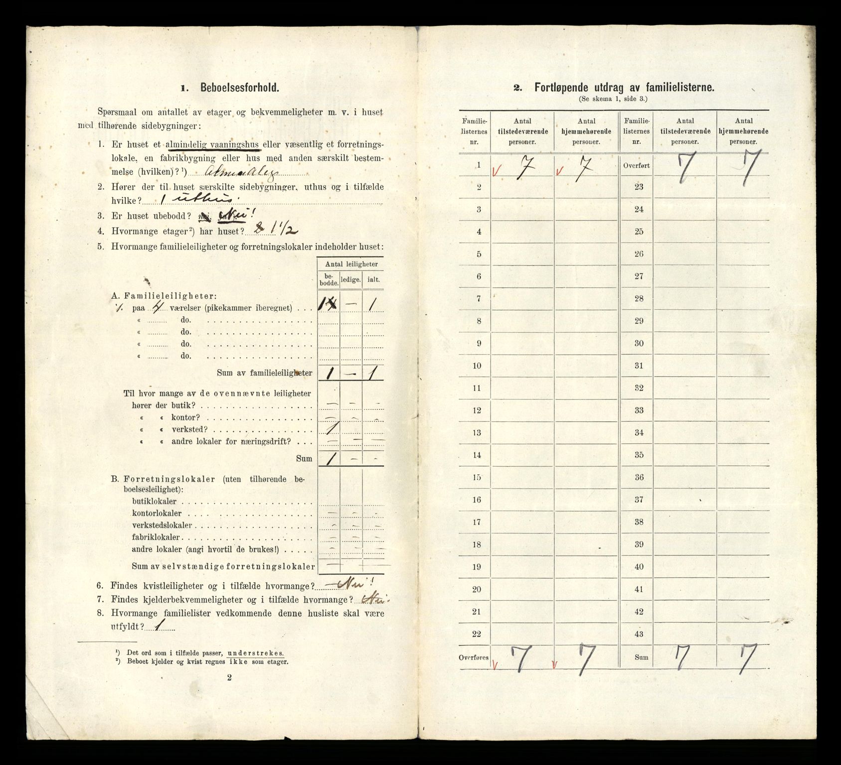 RA, 1910 census for Hammerfest, 1910, p. 791