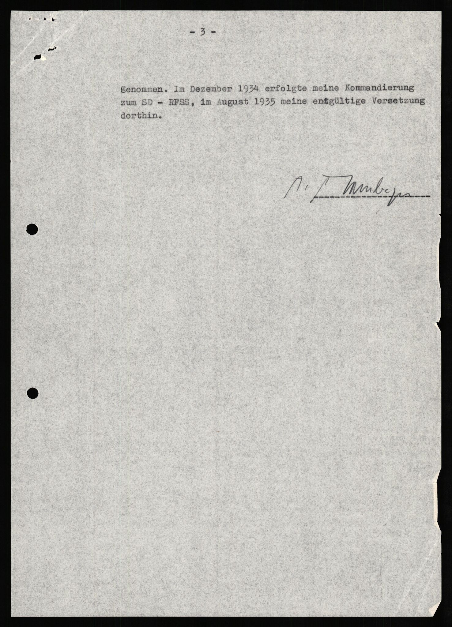 Forsvaret, Forsvarets overkommando II, AV/RA-RAFA-3915/D/Db/L0026: CI Questionaires. Tyske okkupasjonsstyrker i Norge. Tyskere., 1945-1946, p. 526