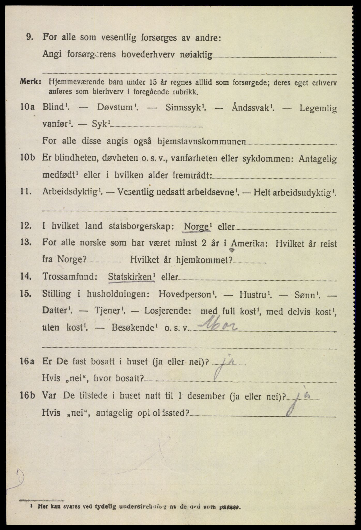 SAH, 1920 census for Vestre Gausdal, 1920, p. 3682