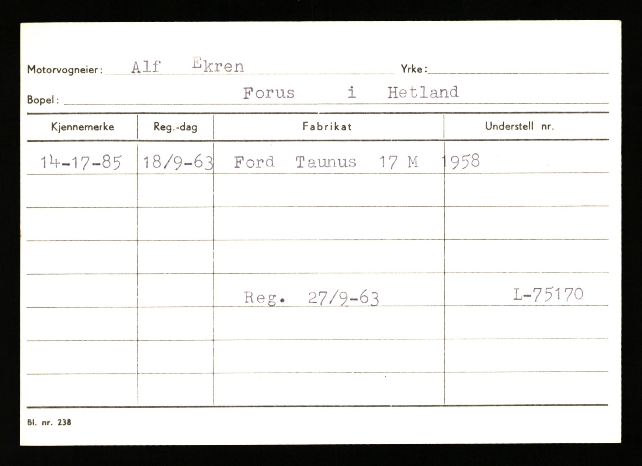 Stavanger trafikkstasjon, AV/SAST-A-101942/0/G/L0010: Registreringsnummer: 130000 - 239953, 1930-1971, p. 401