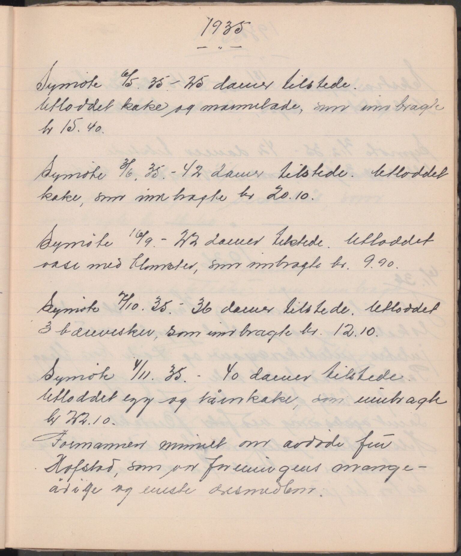 Trondheim Røde Kors, TRKO/PA-1204/A/Ab/L0004: Dagbok for Strinda Røde Kors, 1926-1952, p. 123