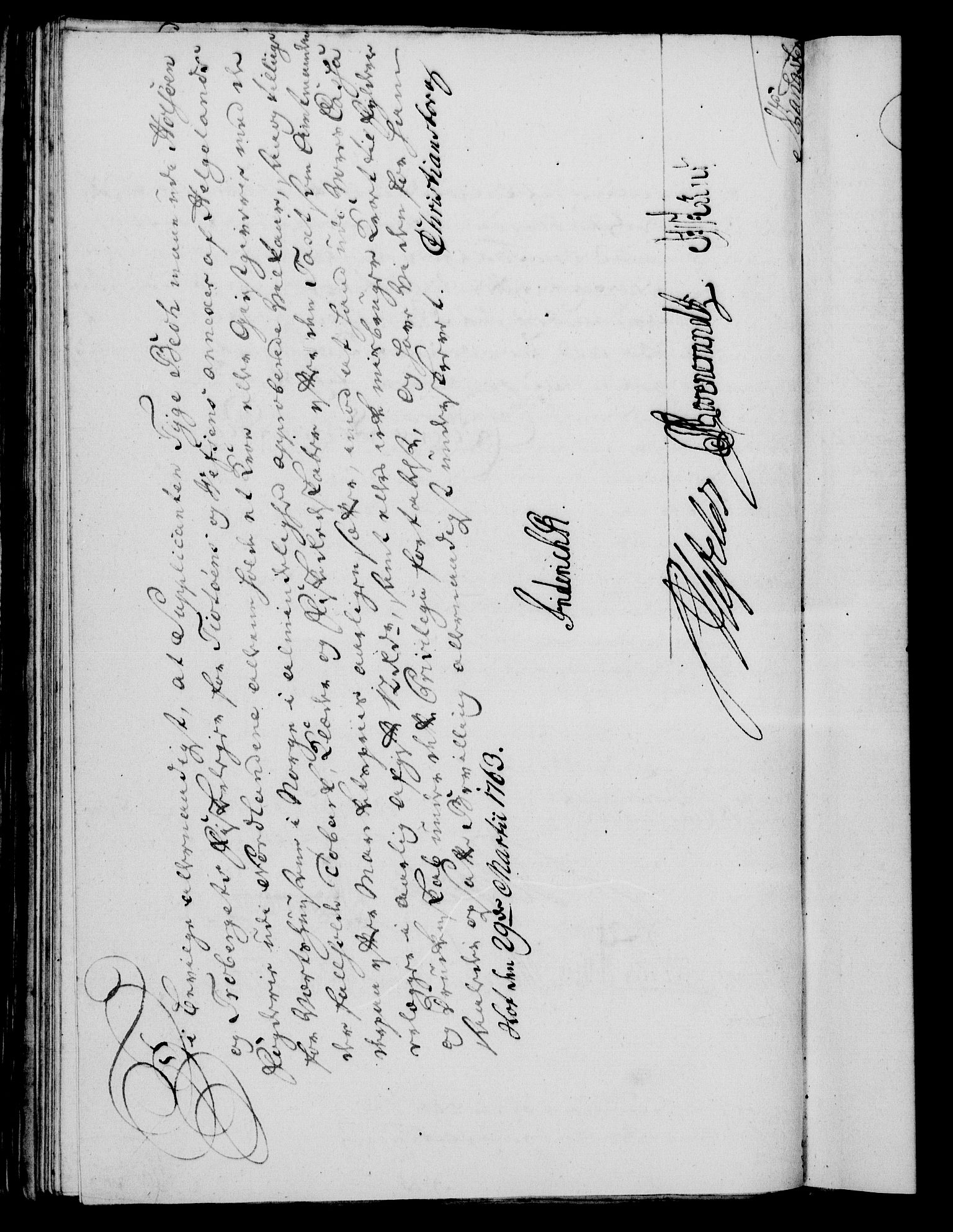 Rentekammeret, Kammerkanselliet, RA/EA-3111/G/Gf/Gfa/L0045: Norsk relasjons- og resolusjonsprotokoll (merket RK 52.45), 1763, p. 146