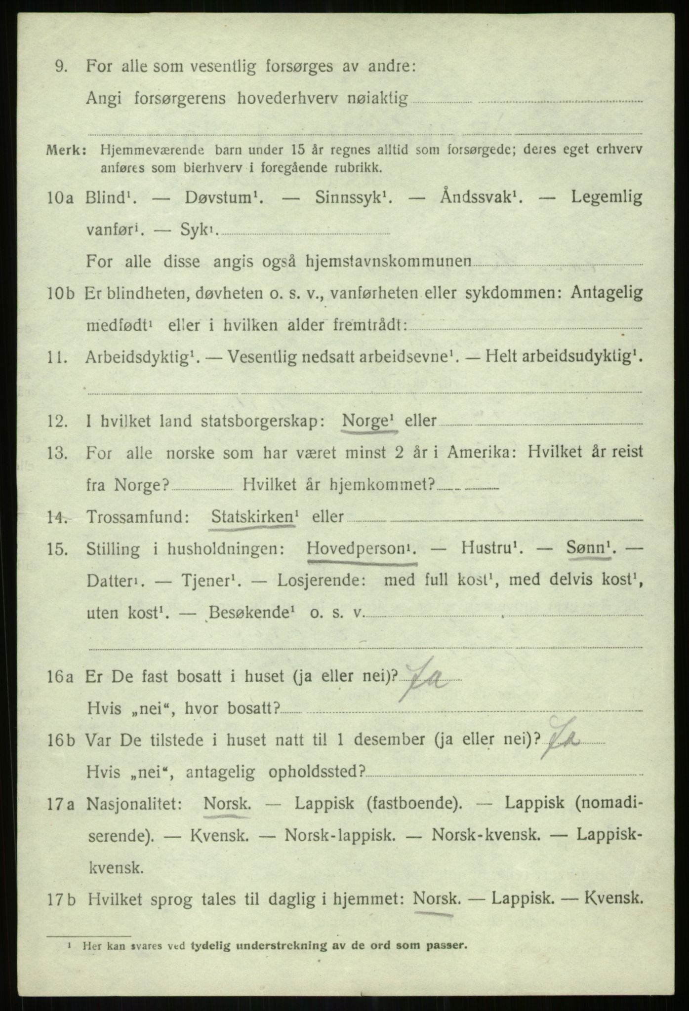 SATØ, 1920 census for Lenvik, 1920, p. 10937