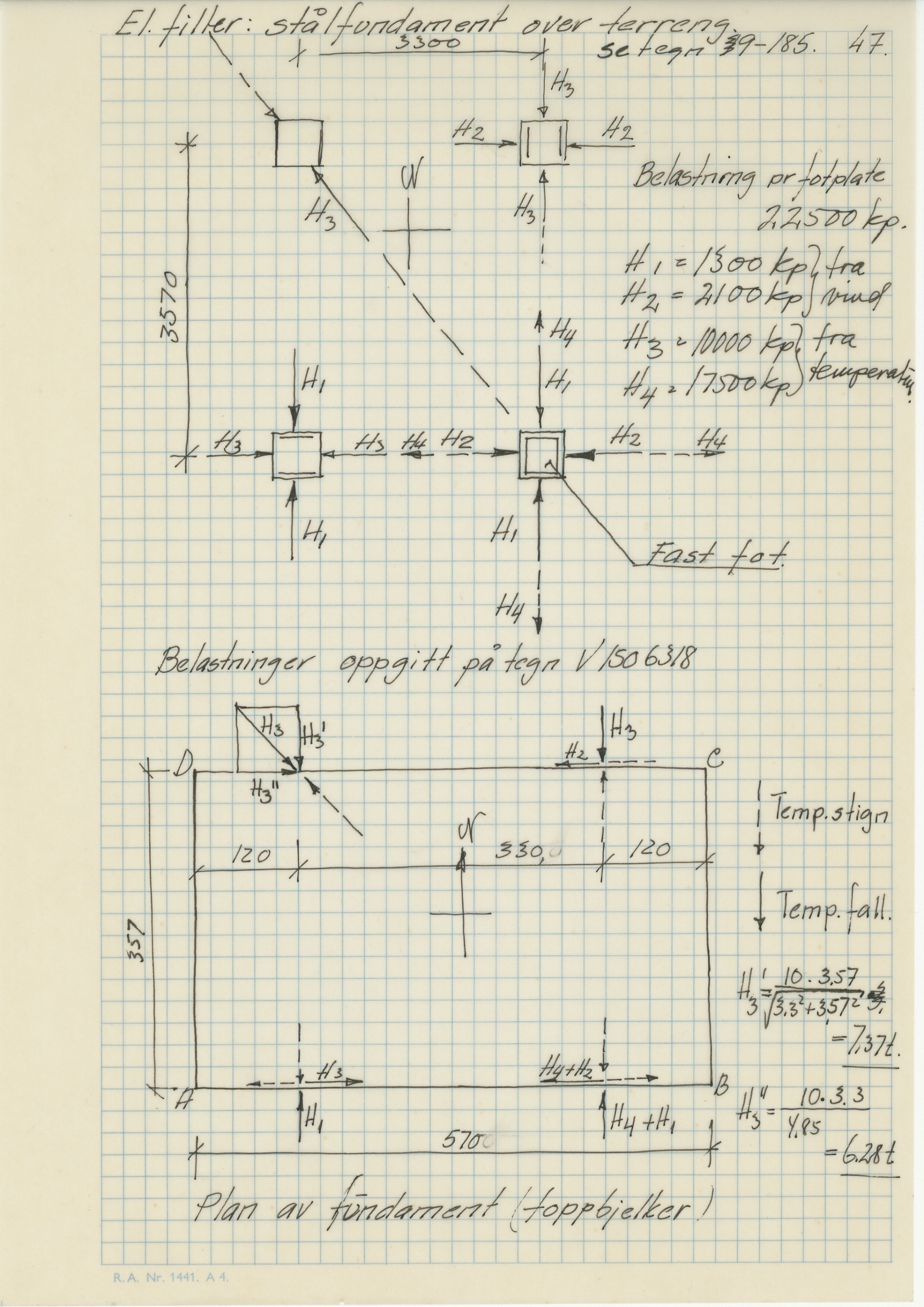 Odda smelteverk AS, KRAM/A-0157.1/T/Td/L0009: Gruppe 9. Blandingsrom og kokstørker, 1920-1970, p. 652