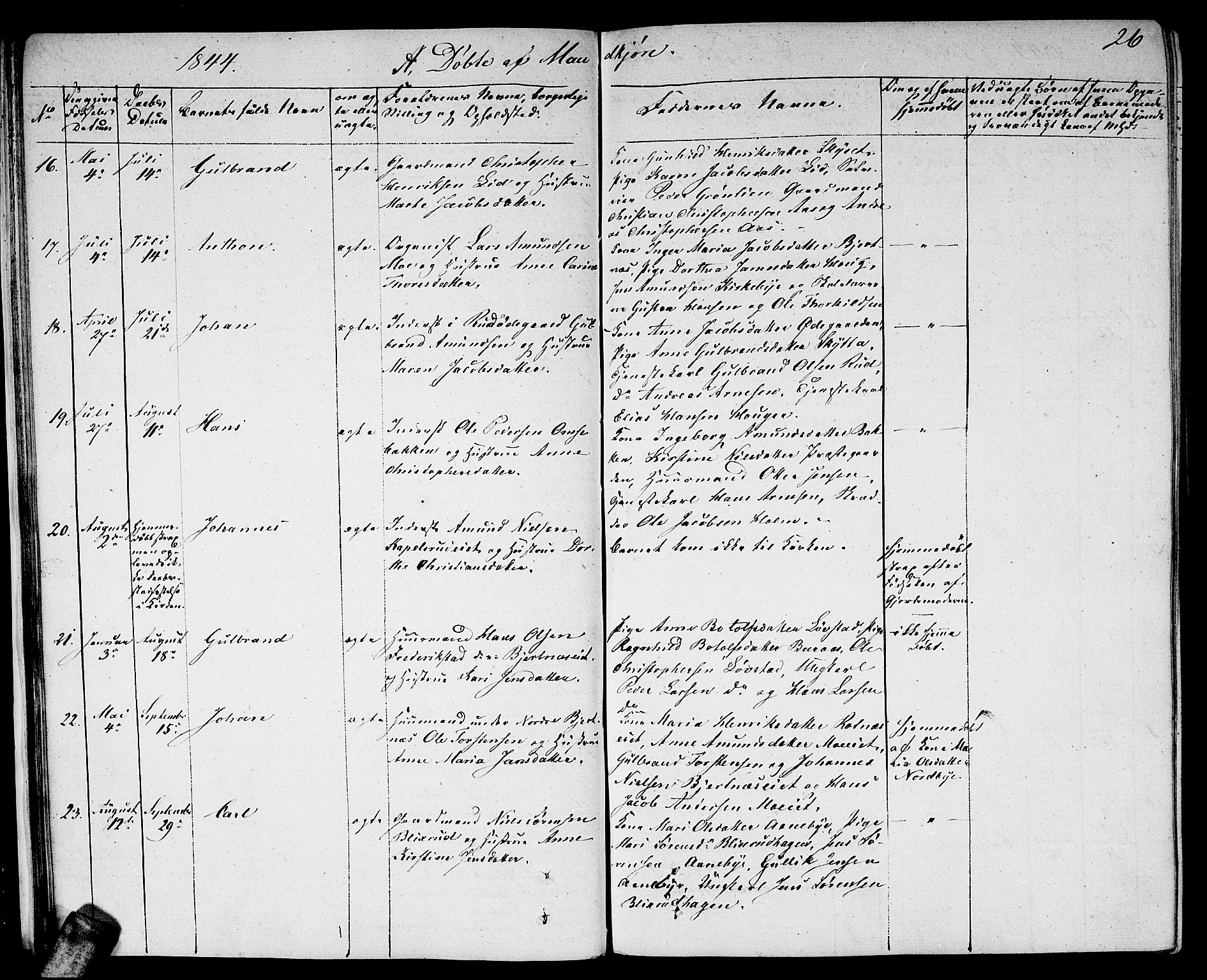 Nittedal prestekontor Kirkebøker, AV/SAO-A-10365a/F/Fa/L0004: Parish register (official) no. I 4, 1836-1849, p. 26