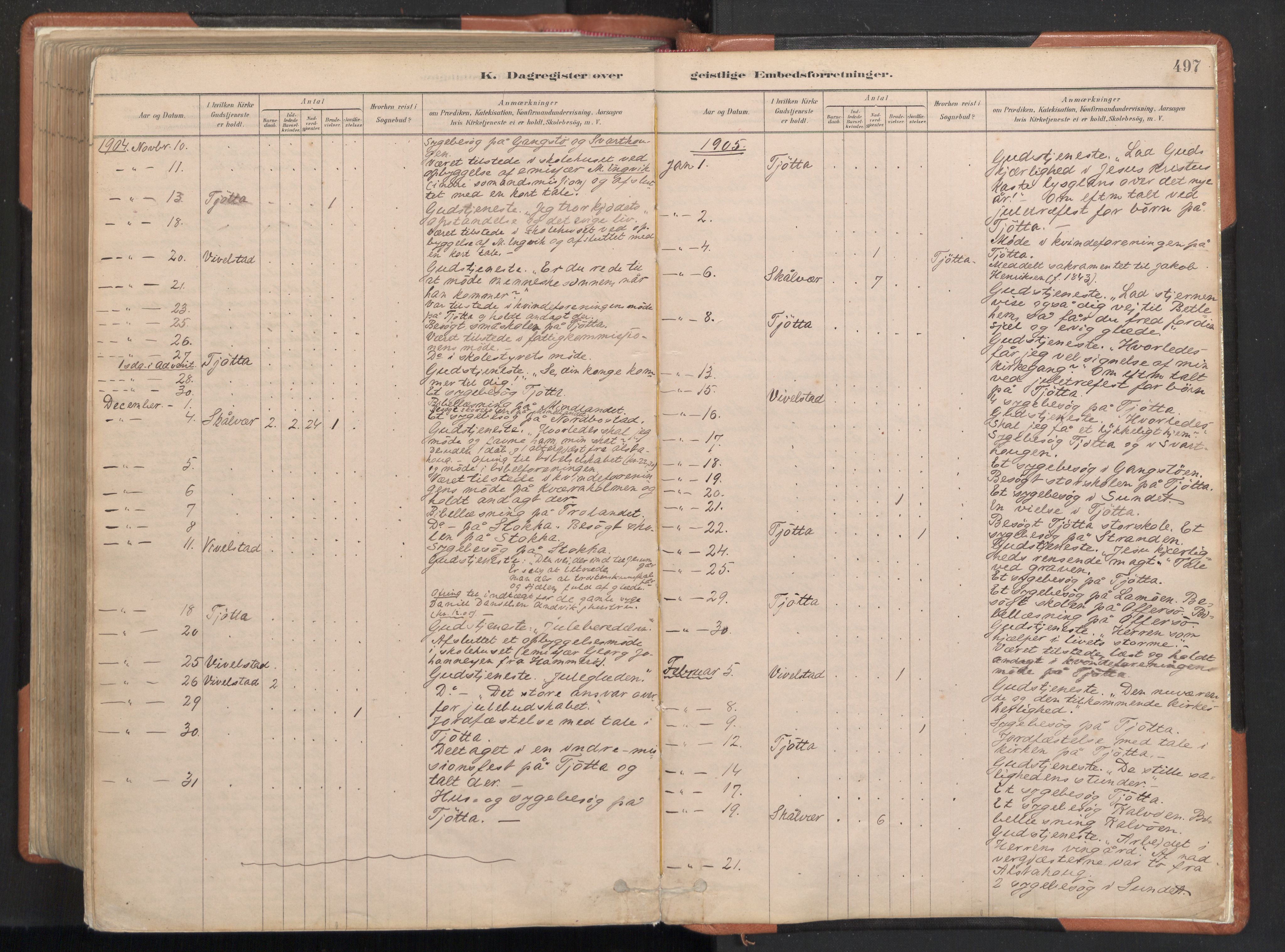Ministerialprotokoller, klokkerbøker og fødselsregistre - Nordland, AV/SAT-A-1459/817/L0264: Parish register (official) no. 817A04, 1878-1907, p. 497