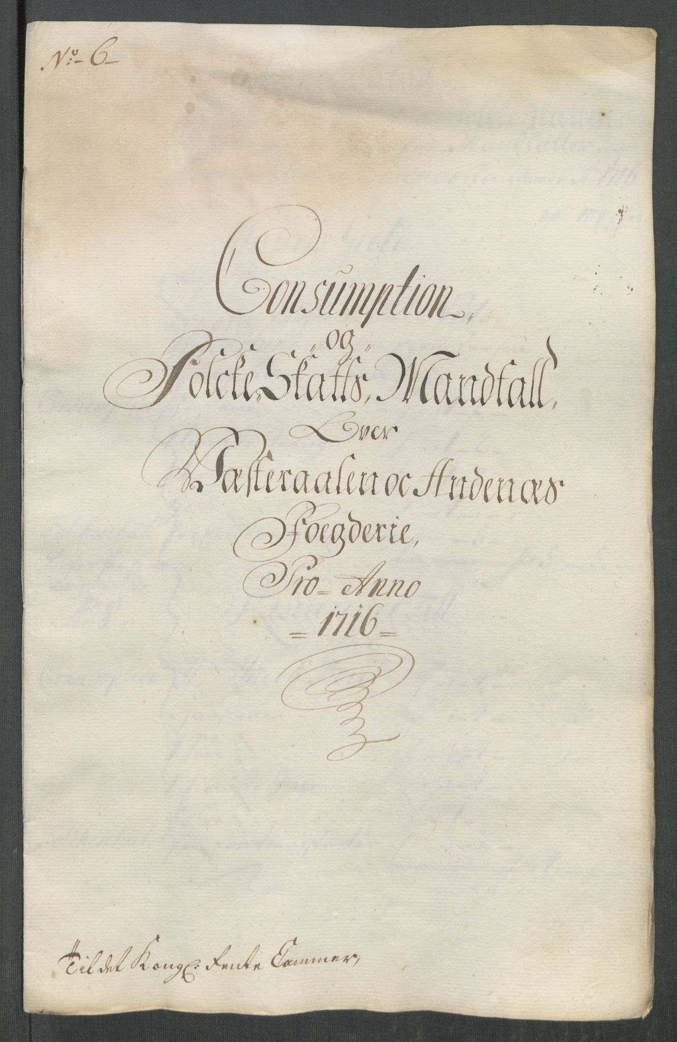 Rentekammeret inntil 1814, Reviderte regnskaper, Fogderegnskap, RA/EA-4092/R67/L4682: Fogderegnskap Vesterålen, Andenes og Lofoten, 1716, p. 86