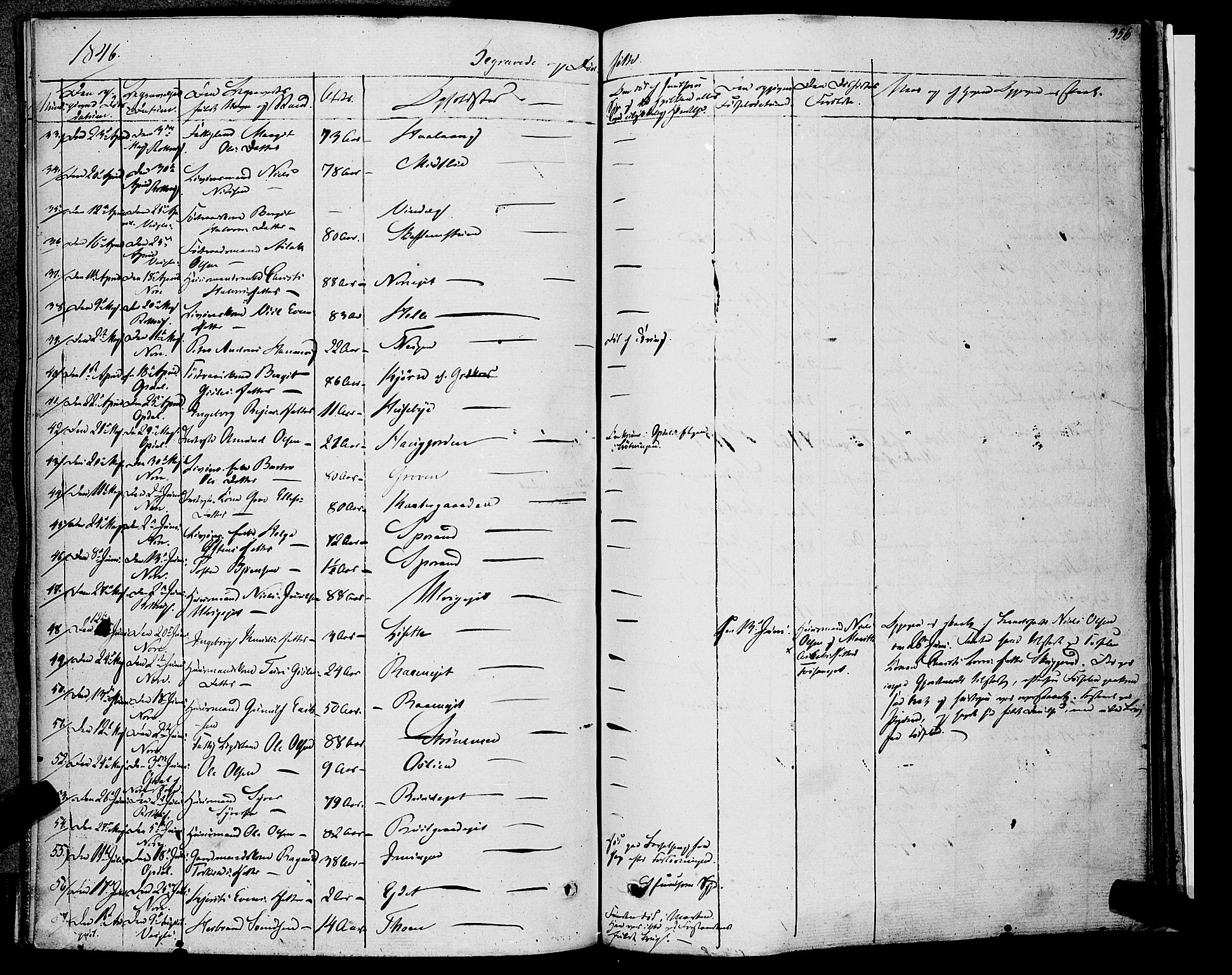 Rollag kirkebøker, AV/SAKO-A-240/F/Fa/L0007: Parish register (official) no. I 7, 1828-1847, p. 356