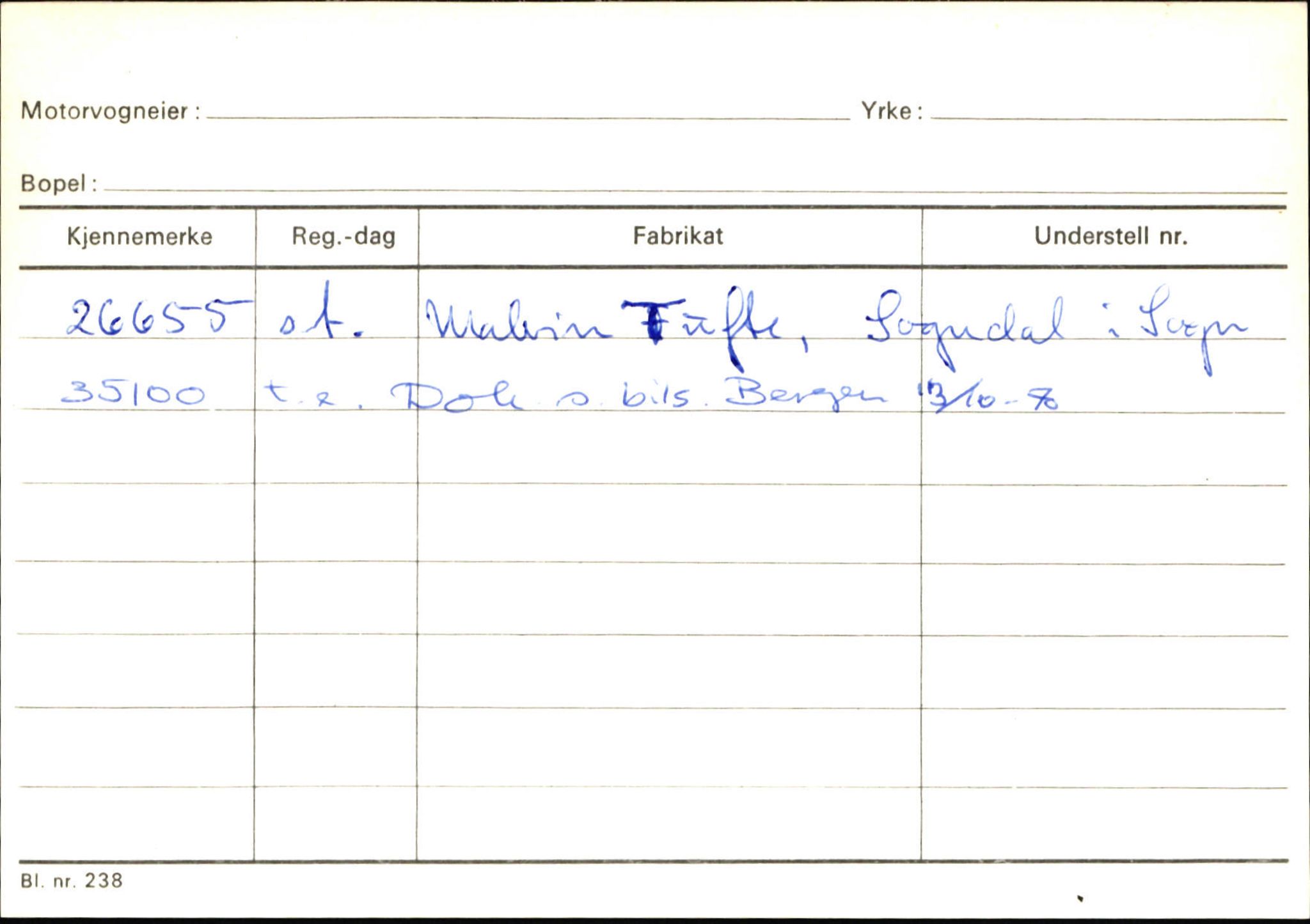 Statens vegvesen, Sogn og Fjordane vegkontor, AV/SAB-A-5301/4/F/L0132: Eigarregister Askvoll A-Å. Balestrand A-Å, 1945-1975, p. 1630