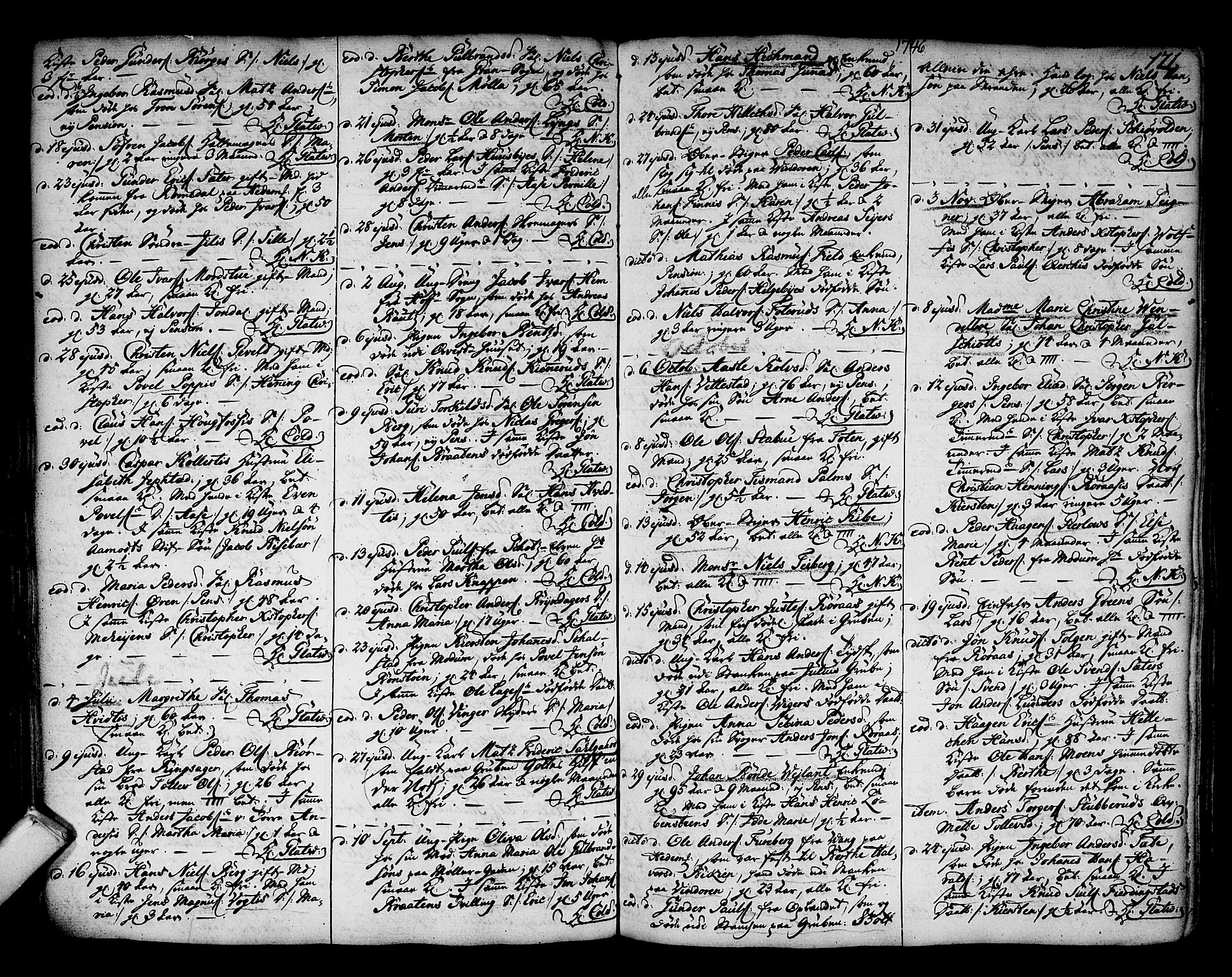 Kongsberg kirkebøker, SAKO/A-22/F/Fa/L0003: Parish register (official) no. I 3, 1744-1755, p. 171