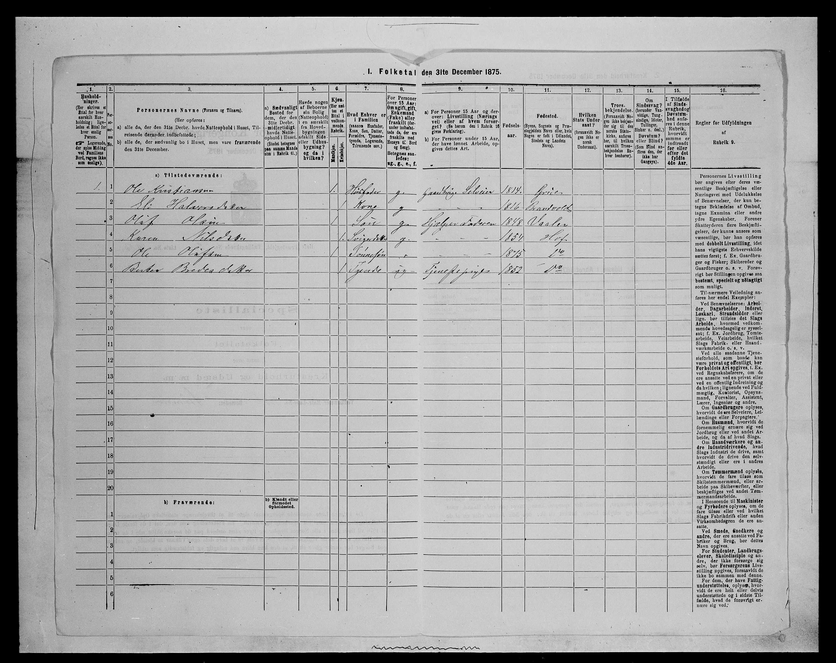 SAH, 1875 census for 0424P Hof, 1875, p. 479