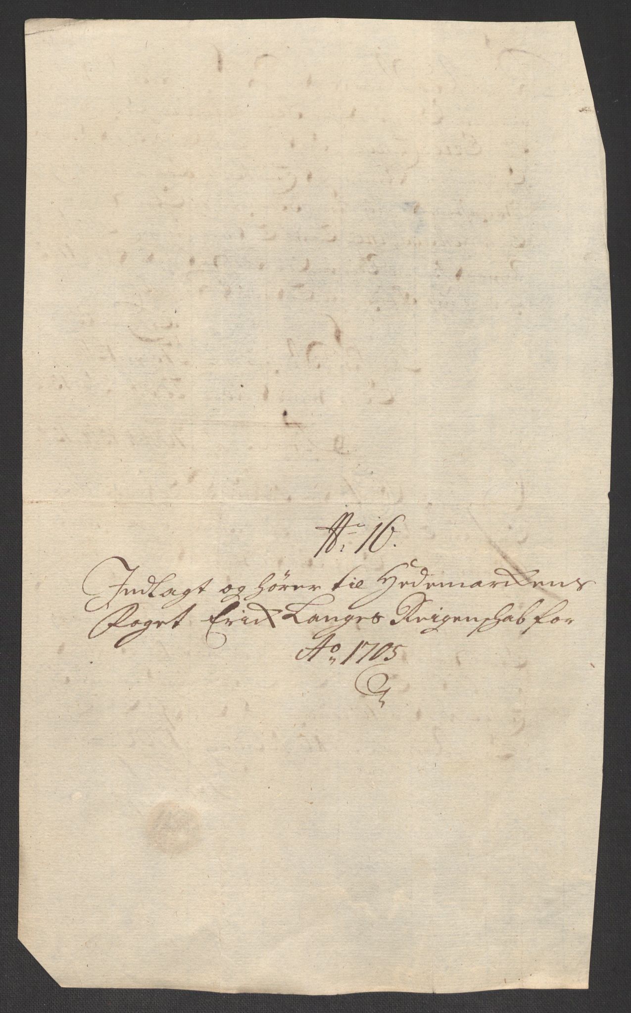 Rentekammeret inntil 1814, Reviderte regnskaper, Fogderegnskap, AV/RA-EA-4092/R16/L1042: Fogderegnskap Hedmark, 1705, p. 158