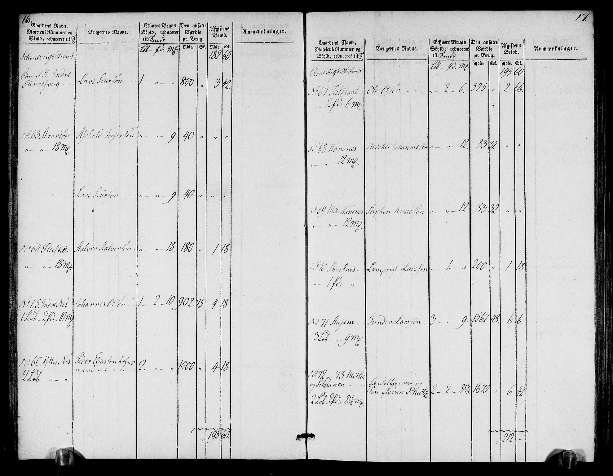 Rentekammeret inntil 1814, Realistisk ordnet avdeling, AV/RA-EA-4070/N/Ne/Nea/L0109: Sunnhordland og Hardanger fogderi. Oppebørselsregister, 1803-1804, p. 11