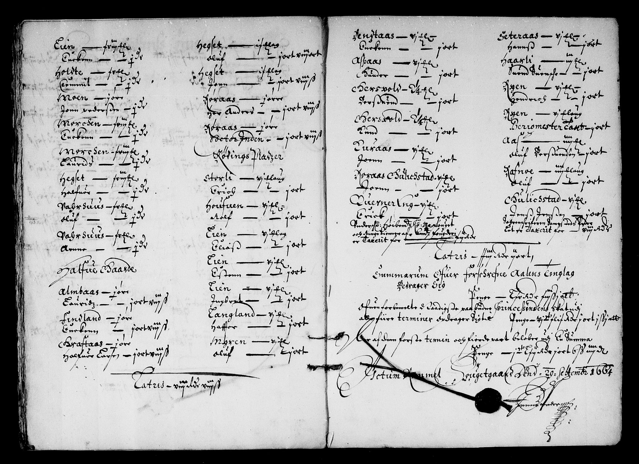 Rentekammeret inntil 1814, Reviderte regnskaper, Stiftamtstueregnskaper, Trondheim stiftamt og Nordland amt, RA/EA-6044/R/Rd/L0034: Trondheim stiftamt, 1664-1671