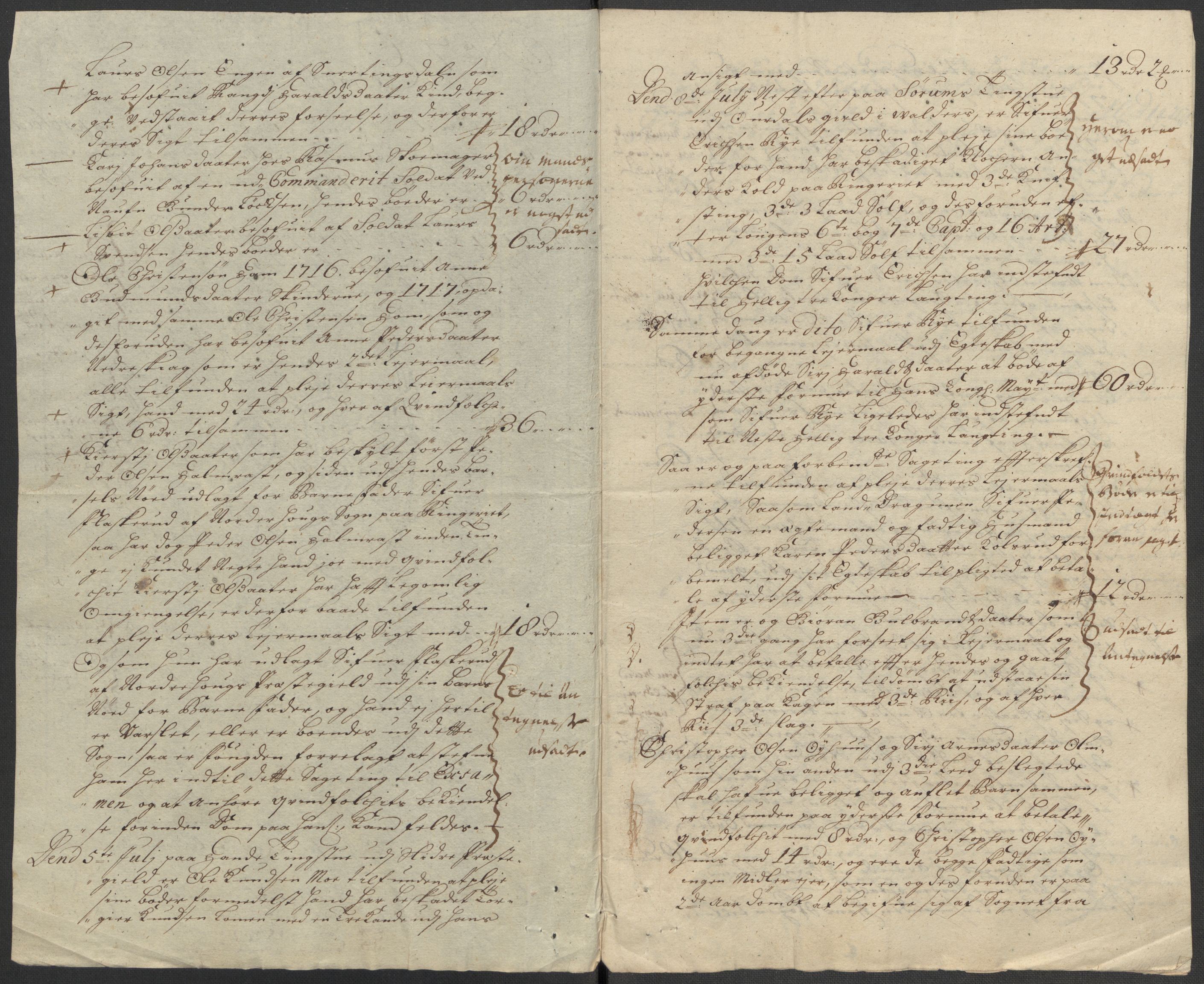 Rentekammeret inntil 1814, Reviderte regnskaper, Fogderegnskap, AV/RA-EA-4092/R18/L1318: Fogderegnskap Hadeland, Toten og Valdres, 1717, p. 76