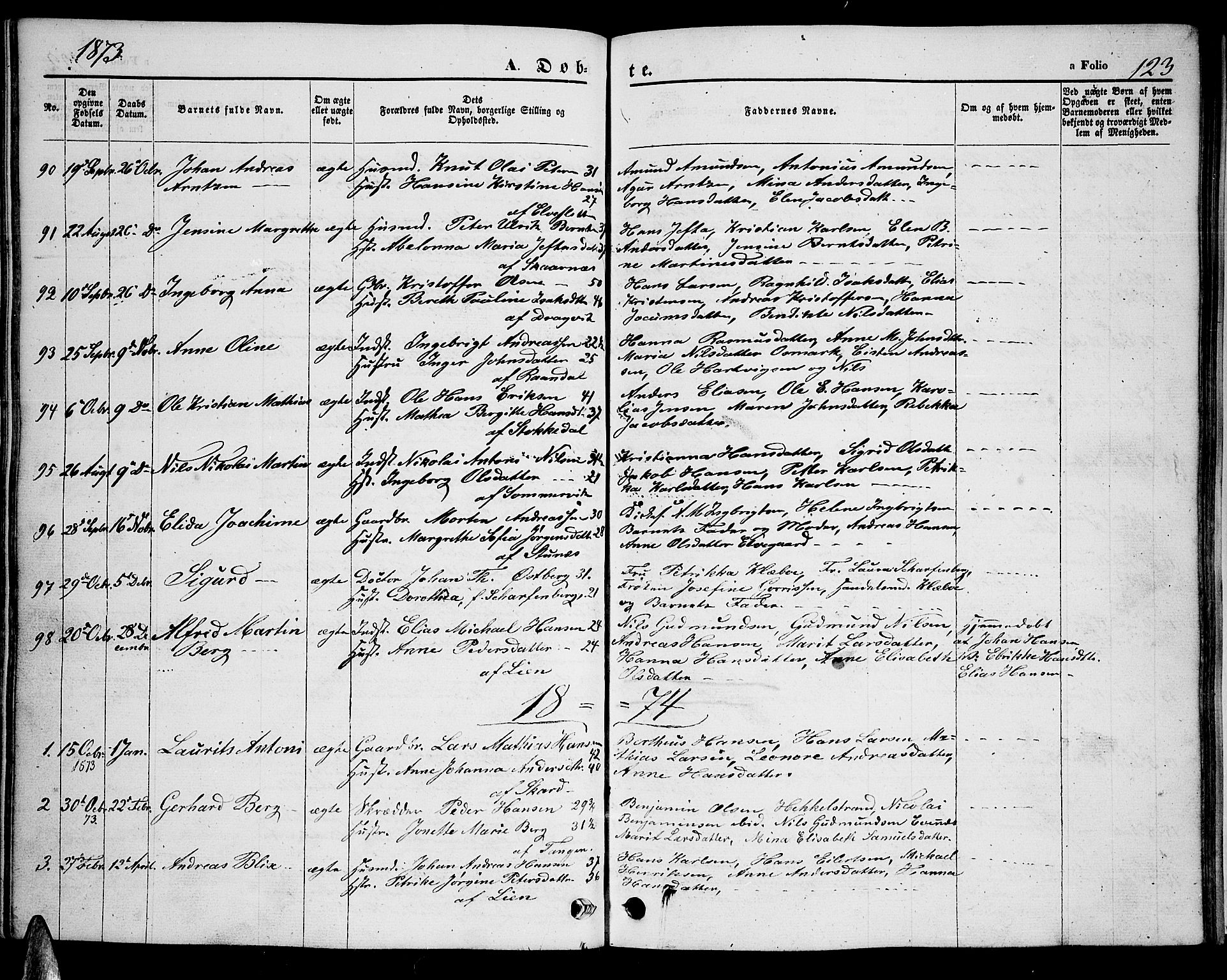 Ministerialprotokoller, klokkerbøker og fødselsregistre - Nordland, AV/SAT-A-1459/863/L0912: Parish register (copy) no. 863C02, 1858-1876, p. 123