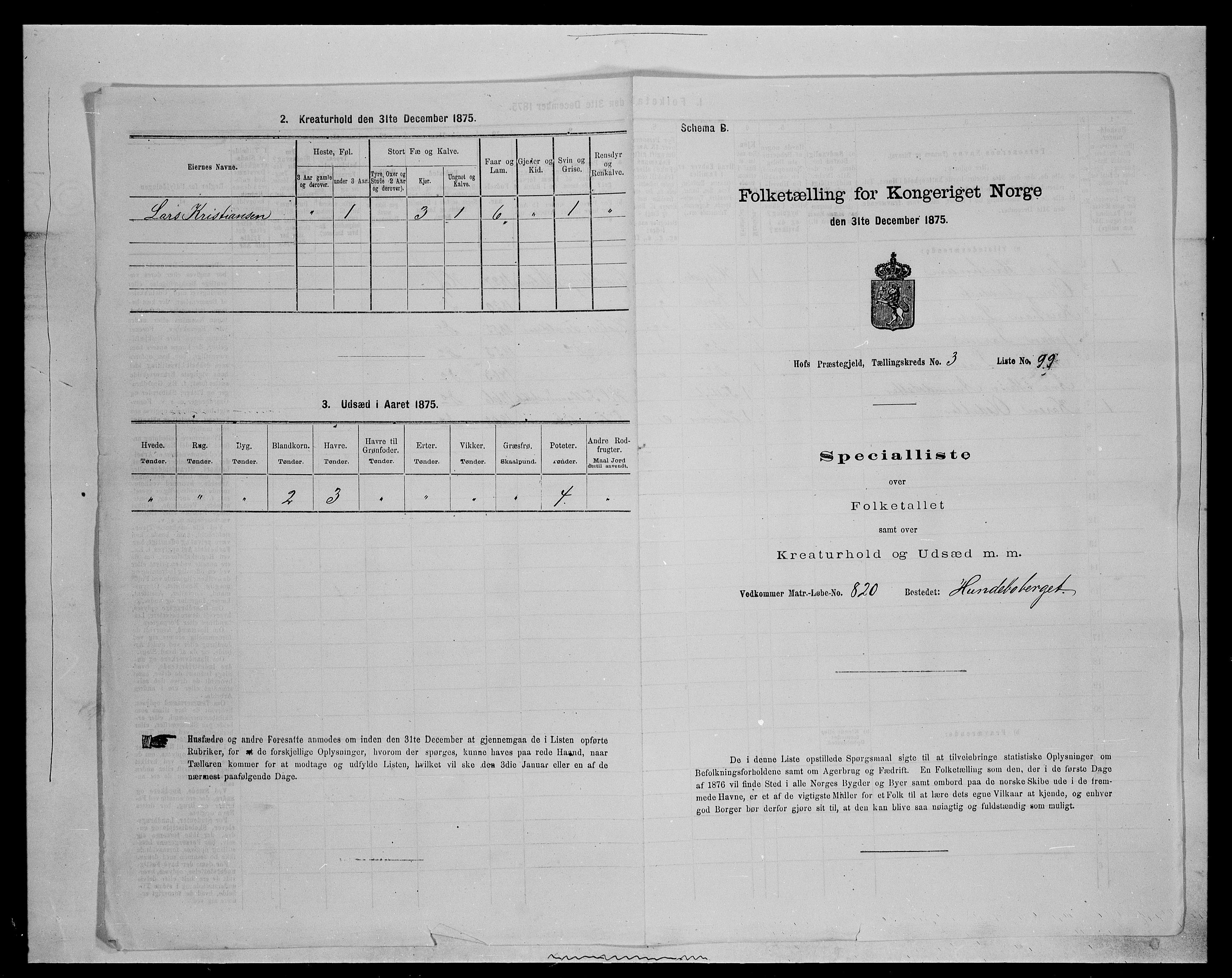 SAH, 1875 census for 0424P Hof, 1875, p. 679