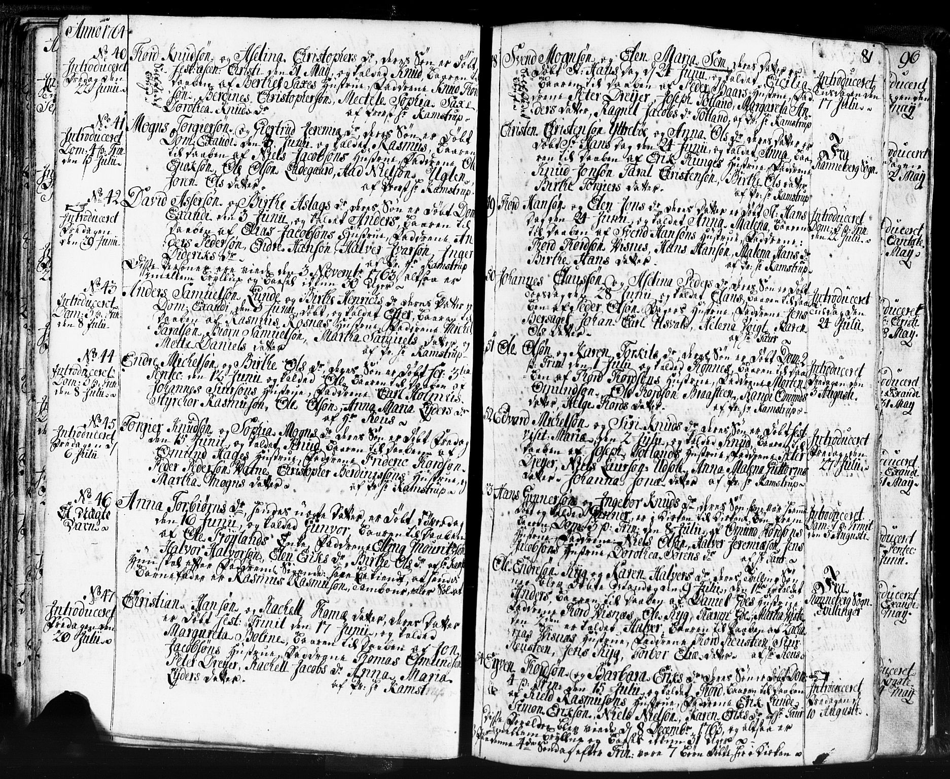 Domkirken sokneprestkontor, SAST/A-101812/001/30/30BB/L0004: Parish register (copy) no. B 4, 1752-1790, p. 81